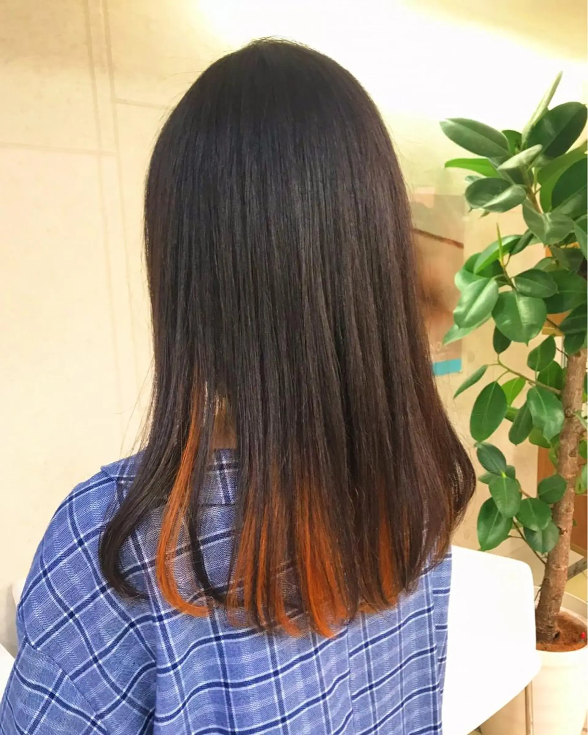 ロング カラー カット ヘアカラー トリートメント 具志 真理子のヘアスタイル