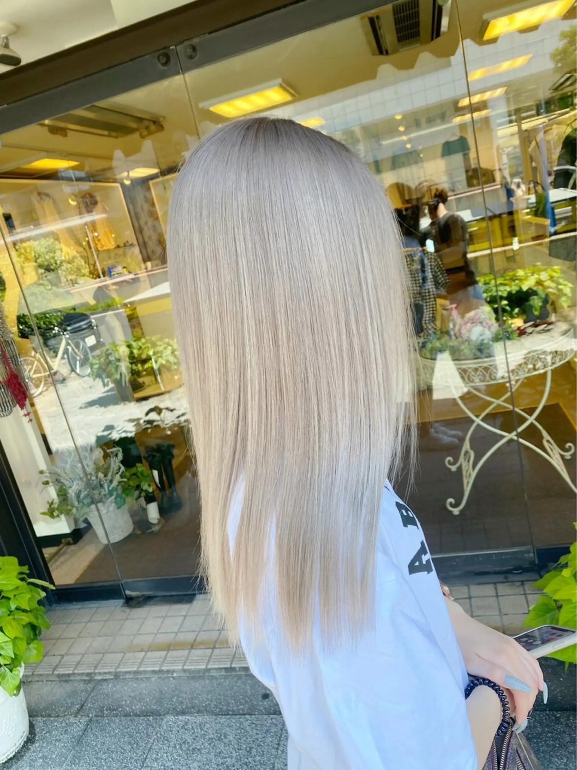 セミロング カラー ベージュカラー ホワイトベージュ ヘアカラー トリートメント 指名数No.1 /NAOYAのヘアスタイル