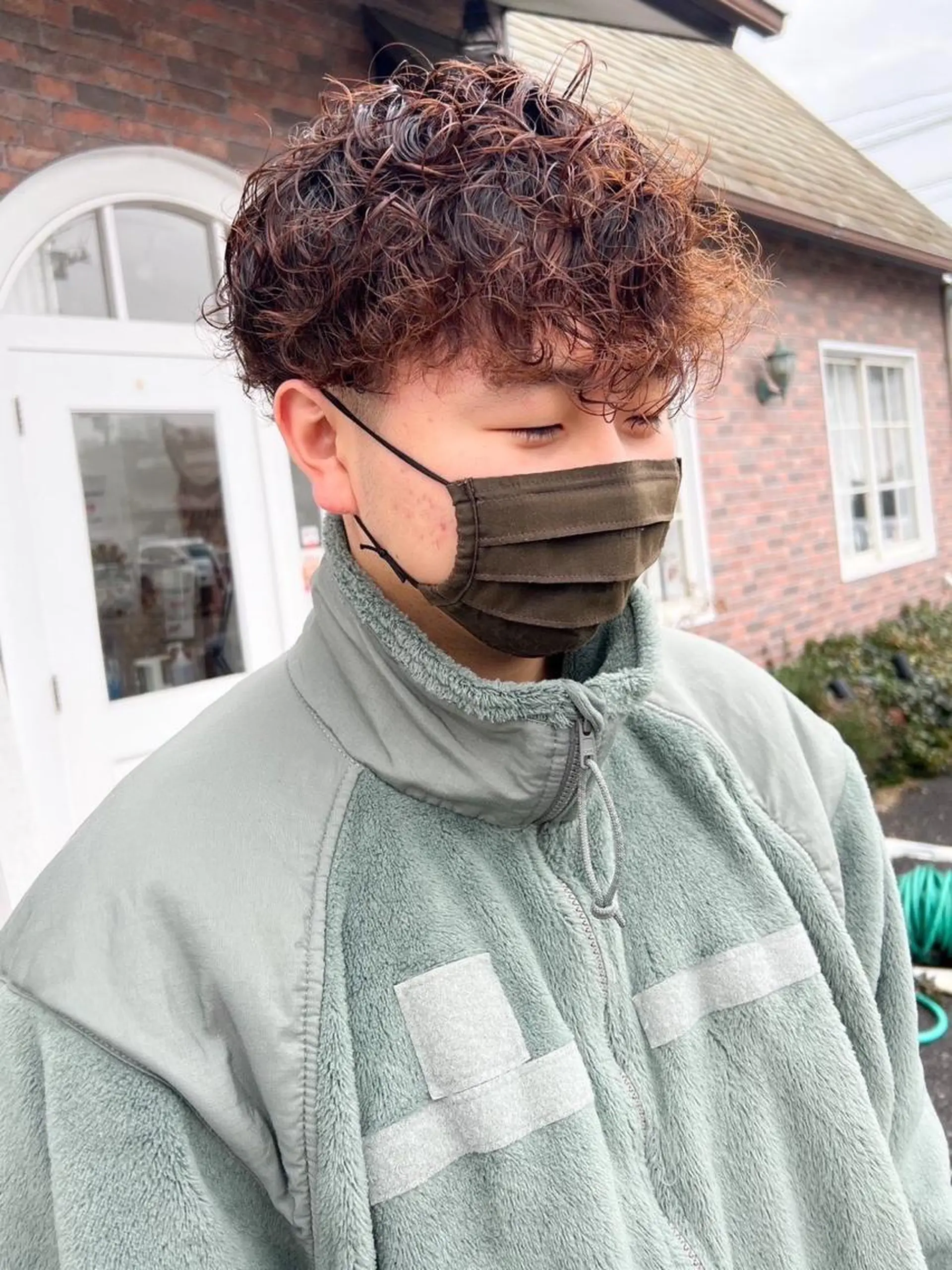 ショート パーマ YURAGI🤍 SAEのヘアスタイル