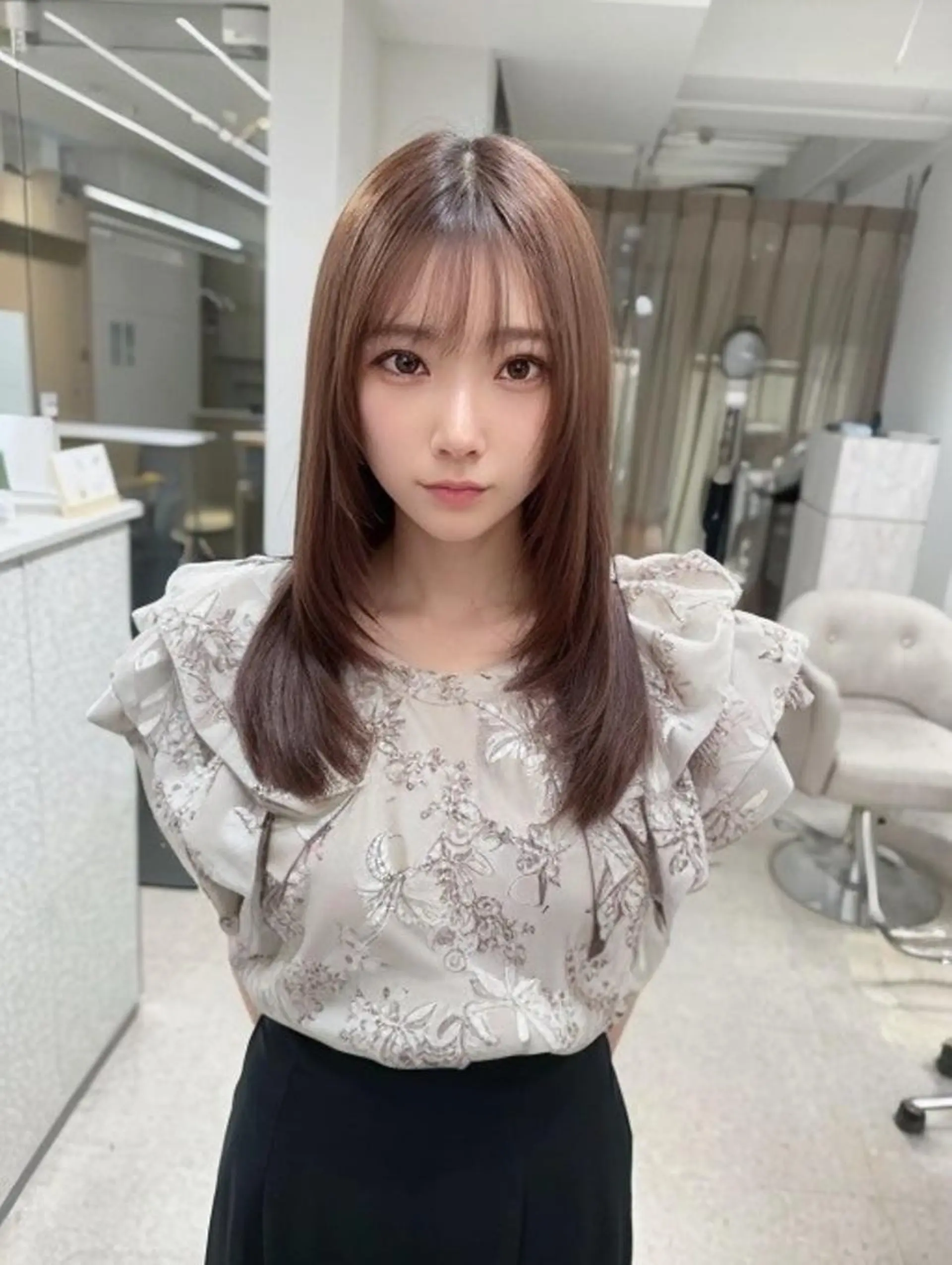 ロング ヘアアレンジ カラー 透明感爆モテカラー Hitoshiのヘアスタイル