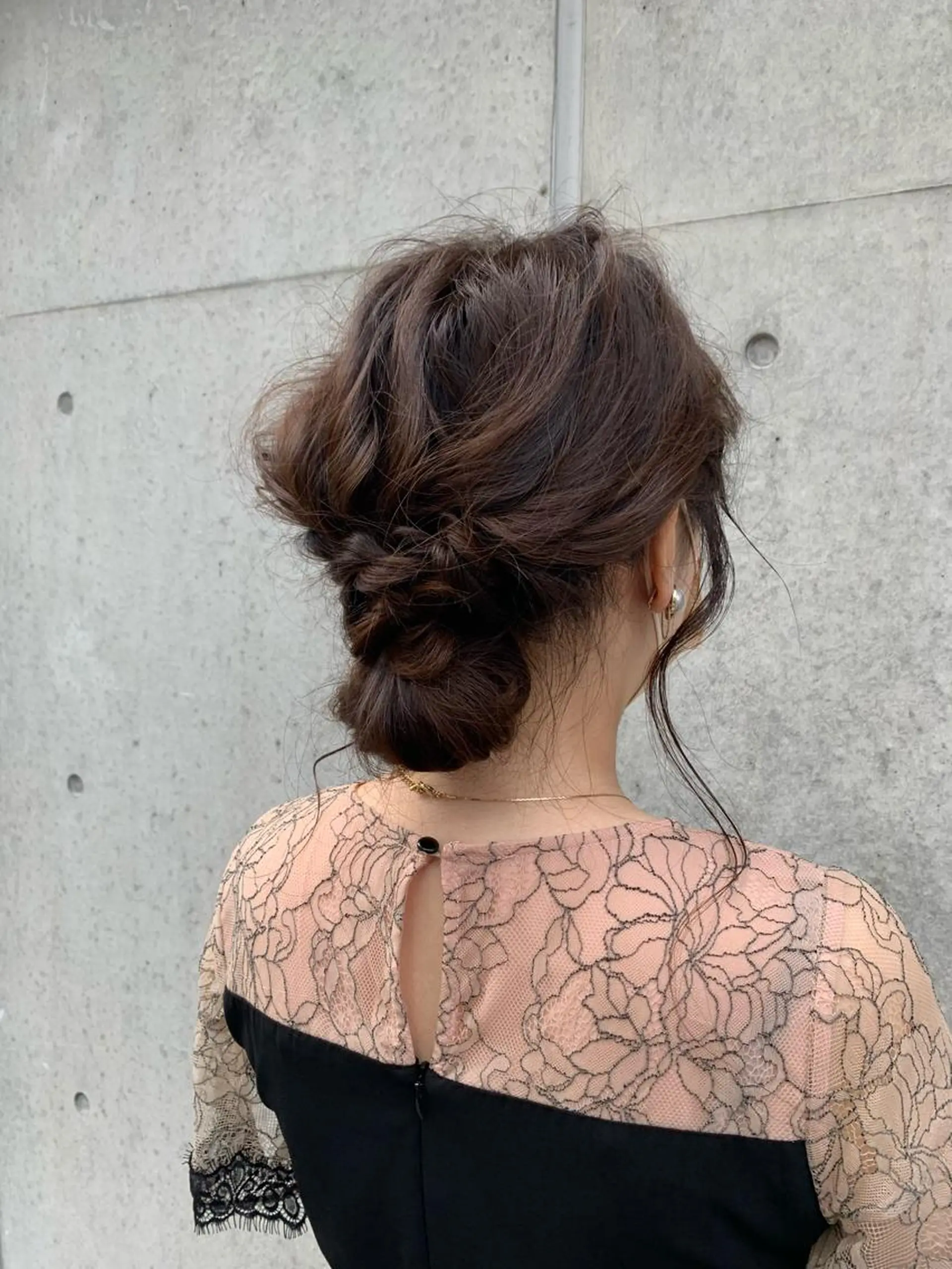 ヘアアレンジ 結婚式・ブライダル ヘアセット レイヤー/ブリーチ ♥️【木坂 桃歌】のヘアスタイル