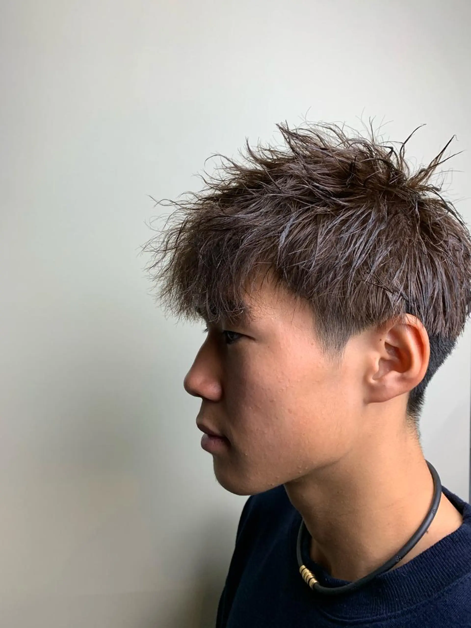 ショート カラー メンズ メンズブリーチ ブリーチ ブラウンカラー ダークブラウン ブリーチなしカラー ✄KOSUGE KYOUSUKE✄のヘアスタイル