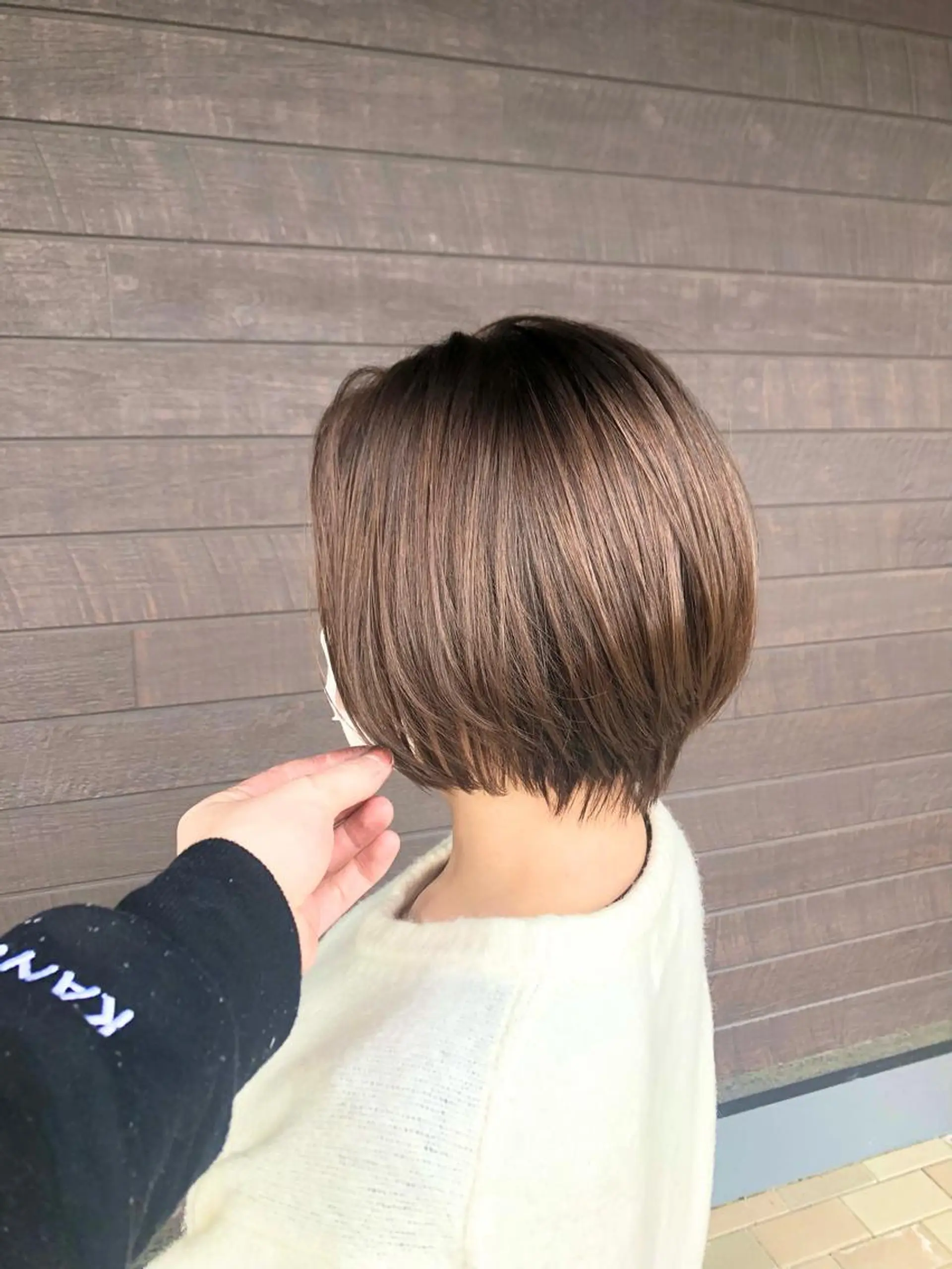 ミディアム 太白区/白髪ぼかし ハイライト/千葉達人のヘアスタイル