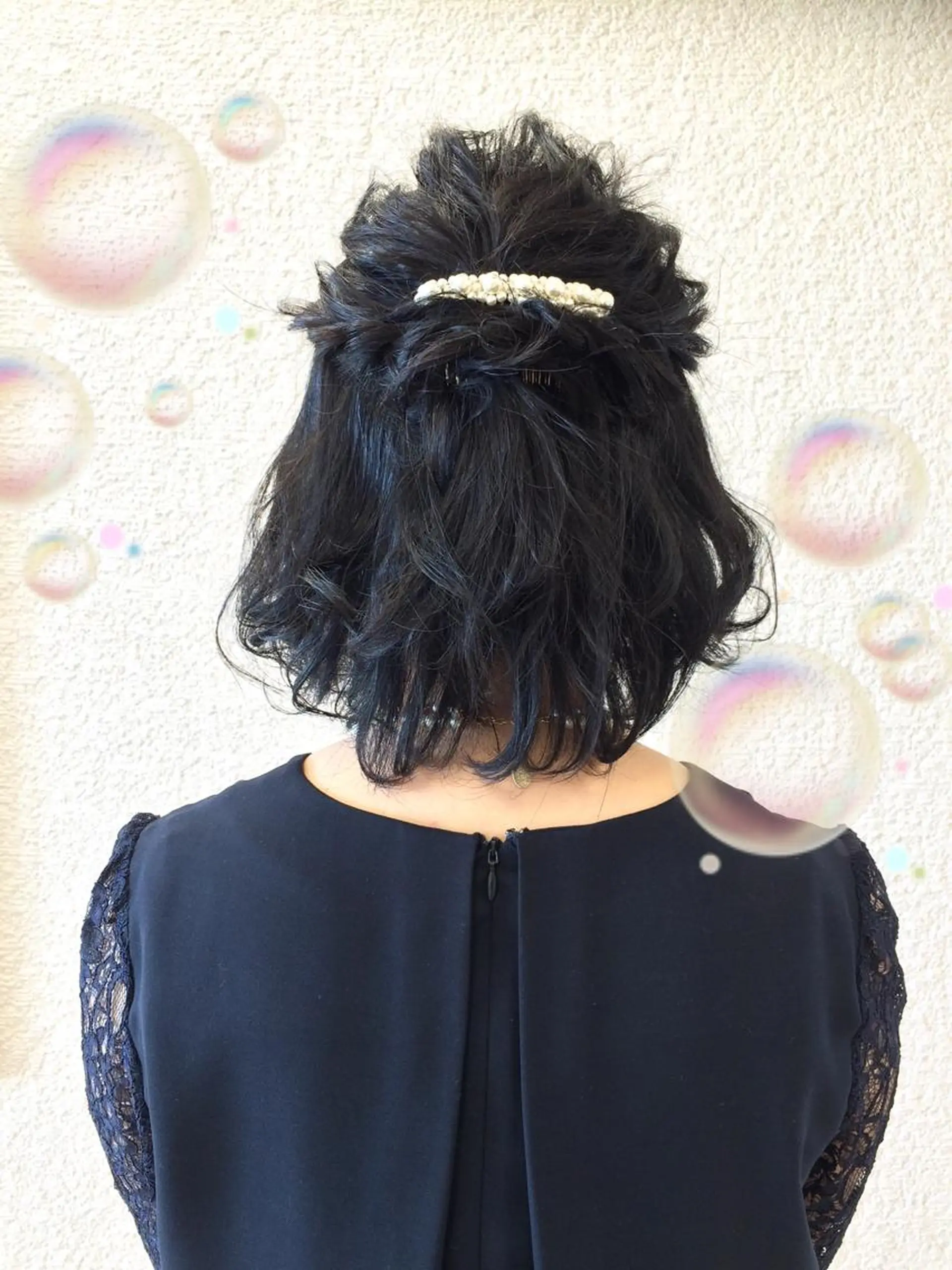 ミディアム ヘアアレンジ ボブ 高橋恵🌈生え癖改善 ウルフ/レイヤーのヘアスタイル