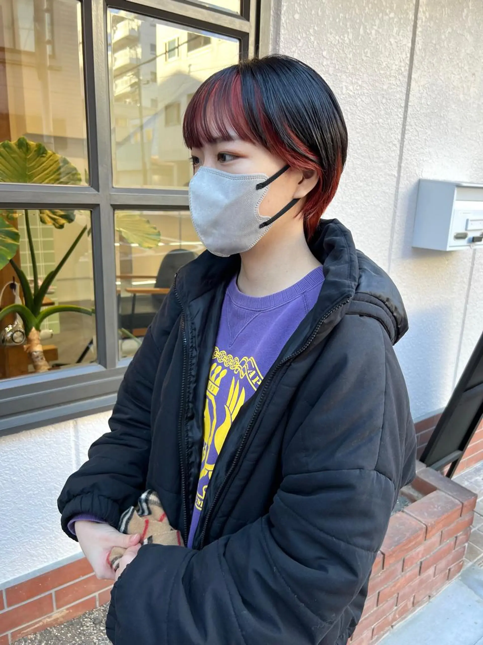 ショート カラー 切りっぱなしボブ ショートボブ ベージュカラー 黒髪 ブリーチ ヘアカラー 蔵前 デザインカット KOBAYASHIのその他イメージ