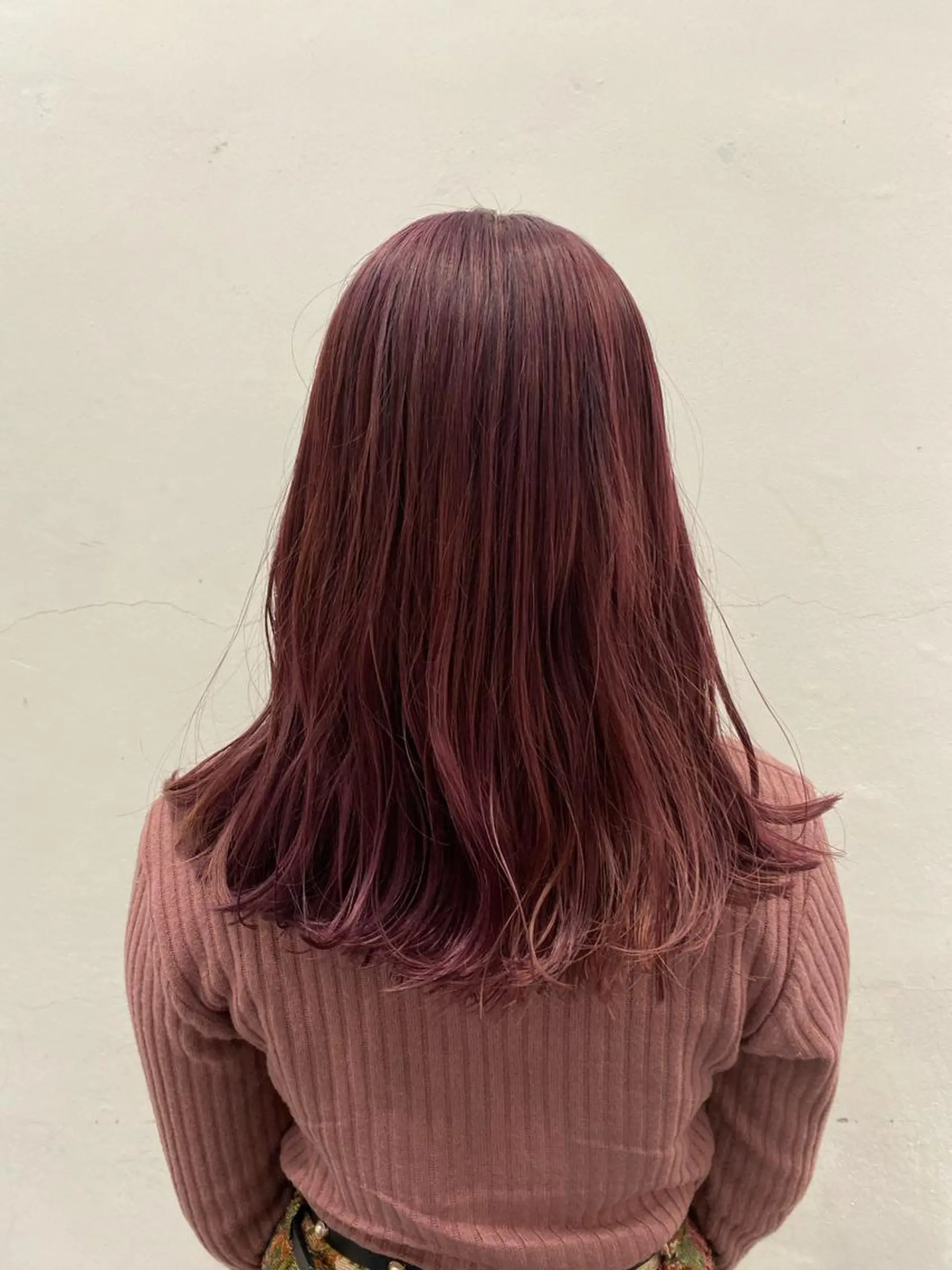 ミディアム ヘアカラー サイレント美容師 アイリィのヘアスタイル