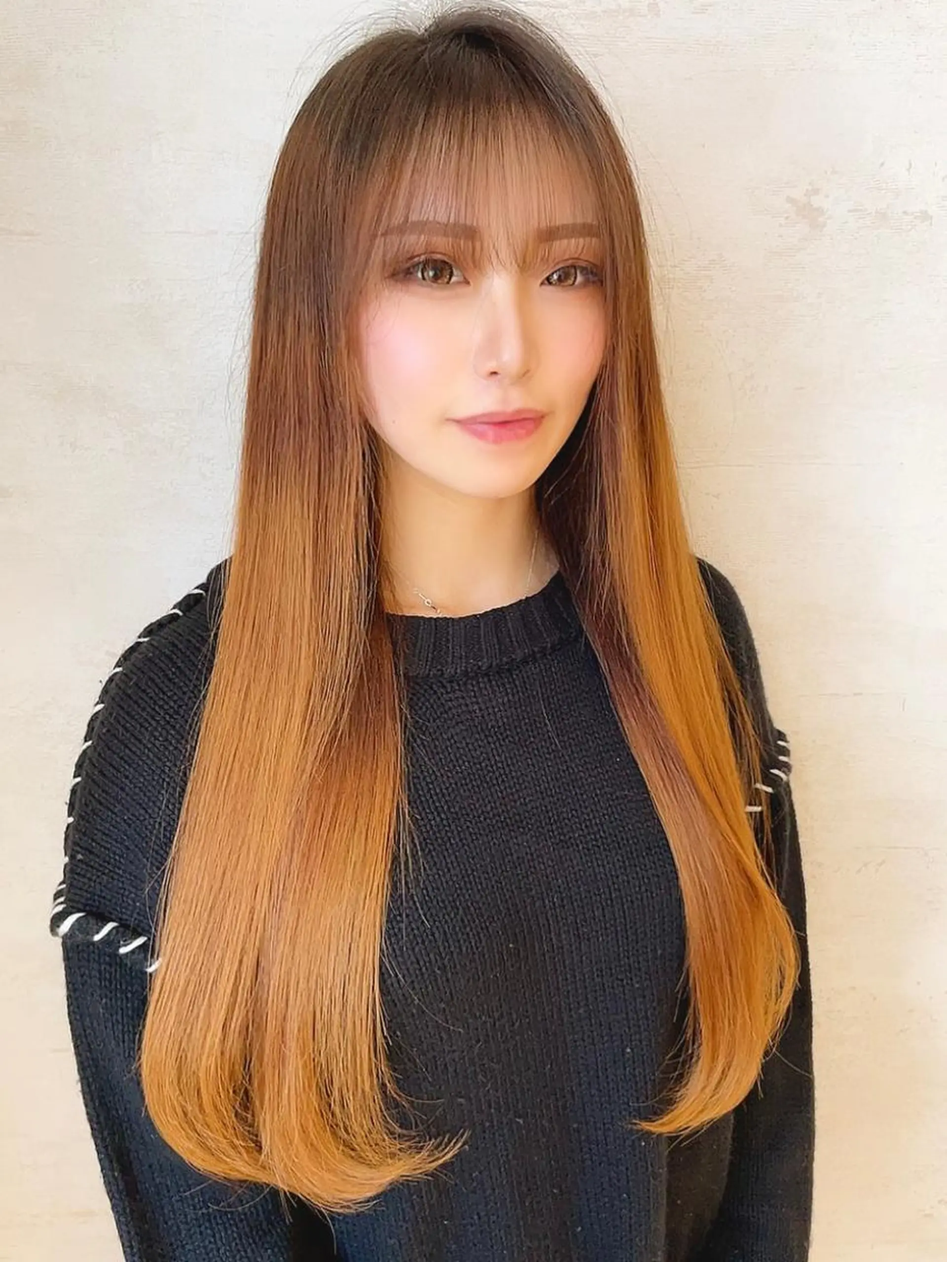 ロング カラー 酒井 里穂のヘアスタイル