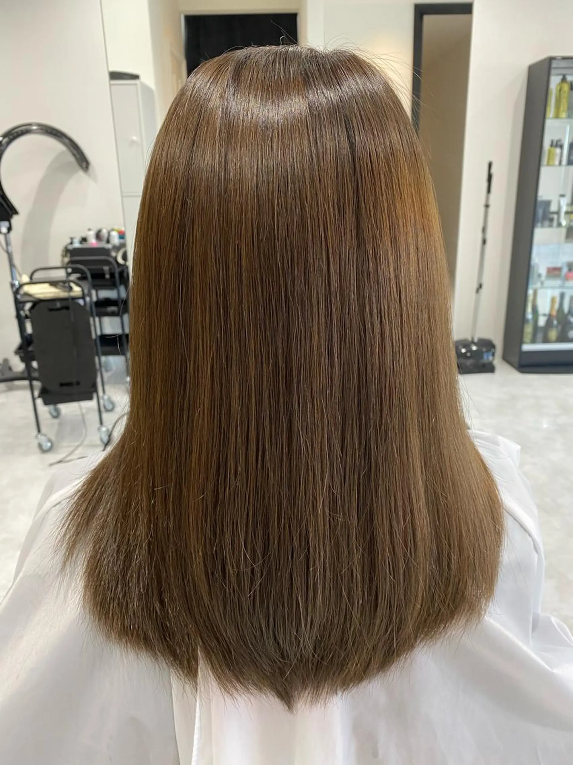 セミロング 透明感カラー🕊️✨ Mayu🦮🩶のヘアスタイル