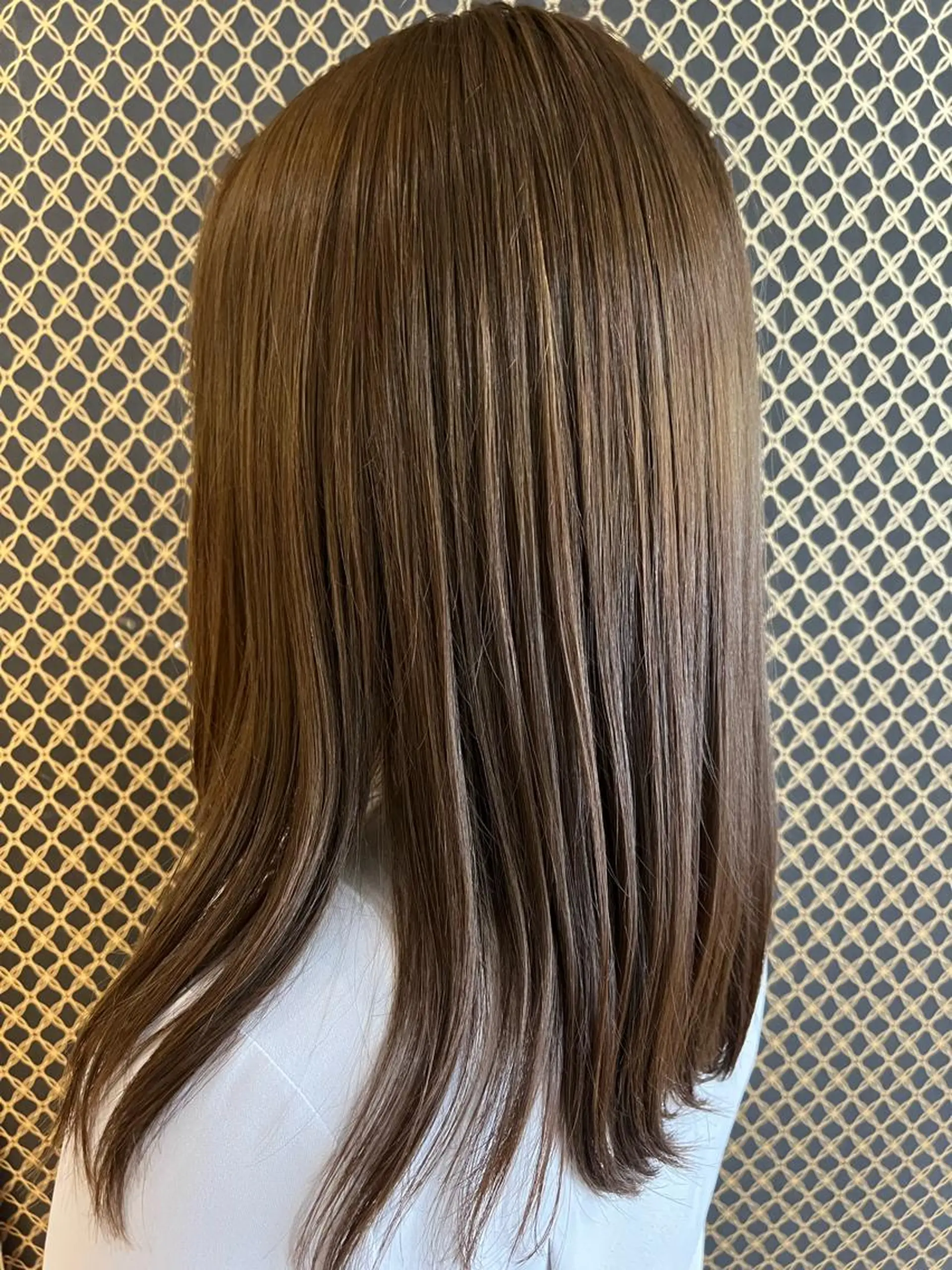 ミディアム カラー 縮毛矯正/ハイトーン ❤︎❤︎YURINOのヘアスタイル