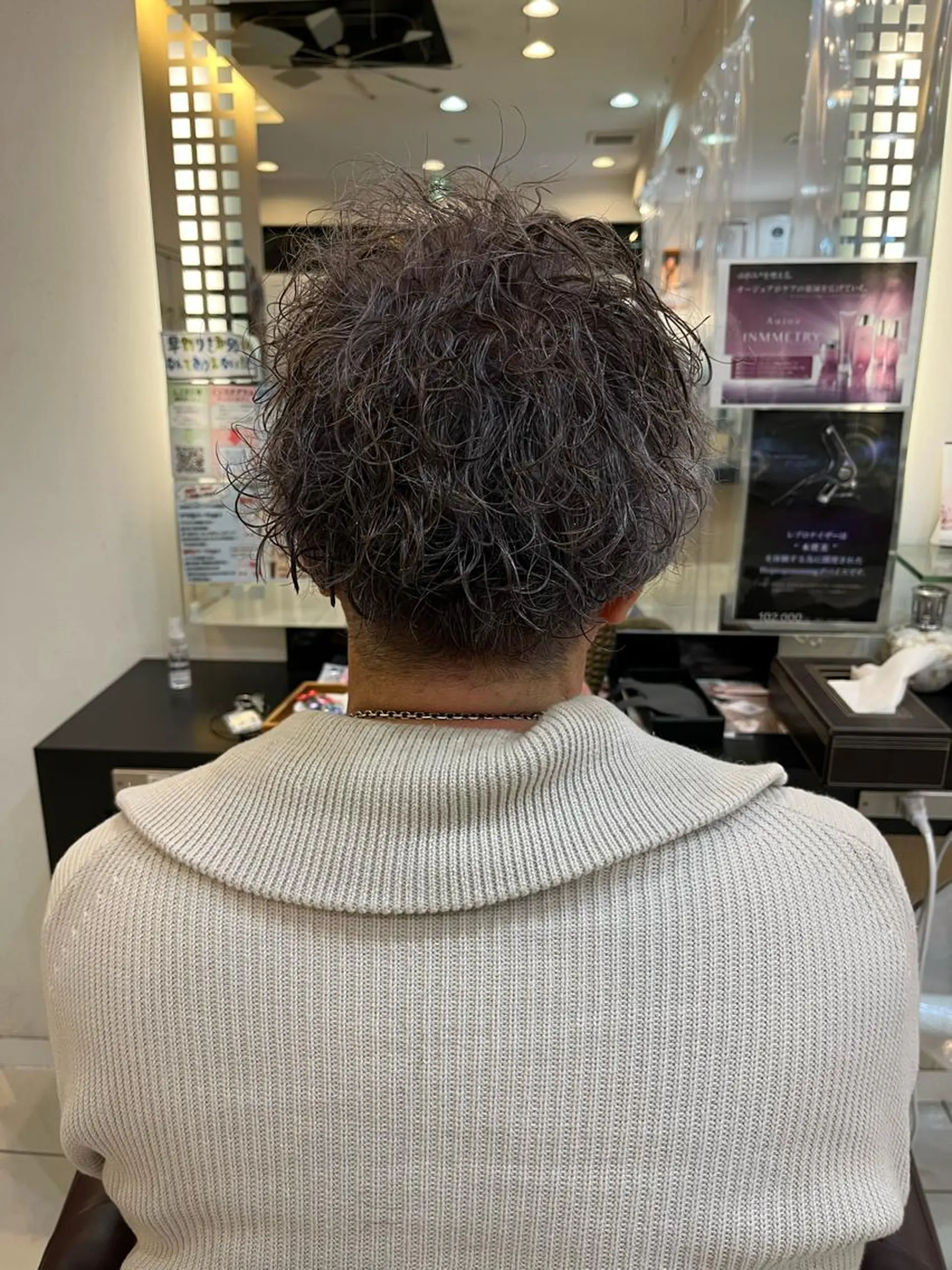 ショート カラー パーマ カット パーマ トータルビューティー K:R鶴川のヘアスタイル