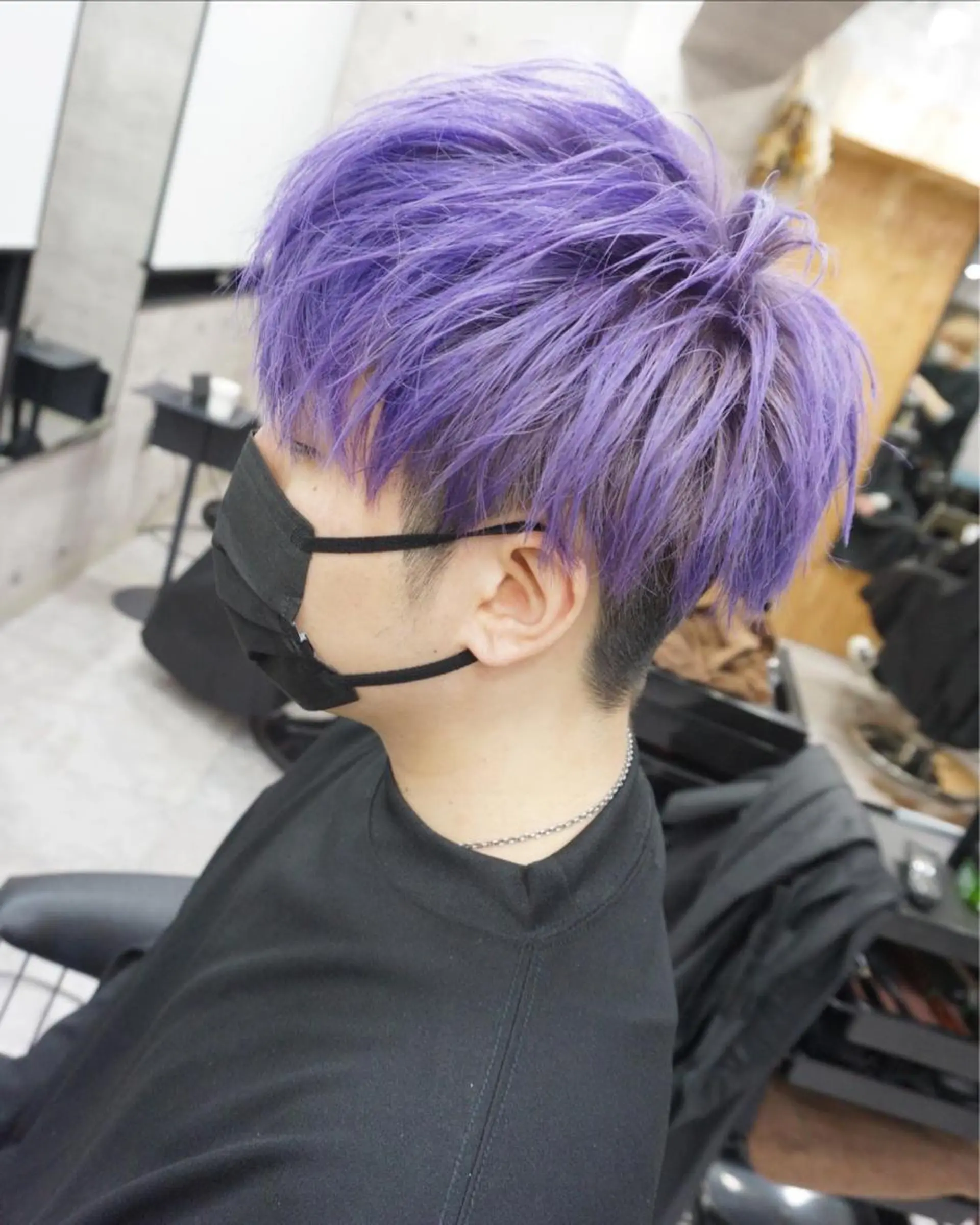 メンズ メンズブリーチ カット ヘアカラー トリートメント hair teria ryu 大塚のヘアスタイル