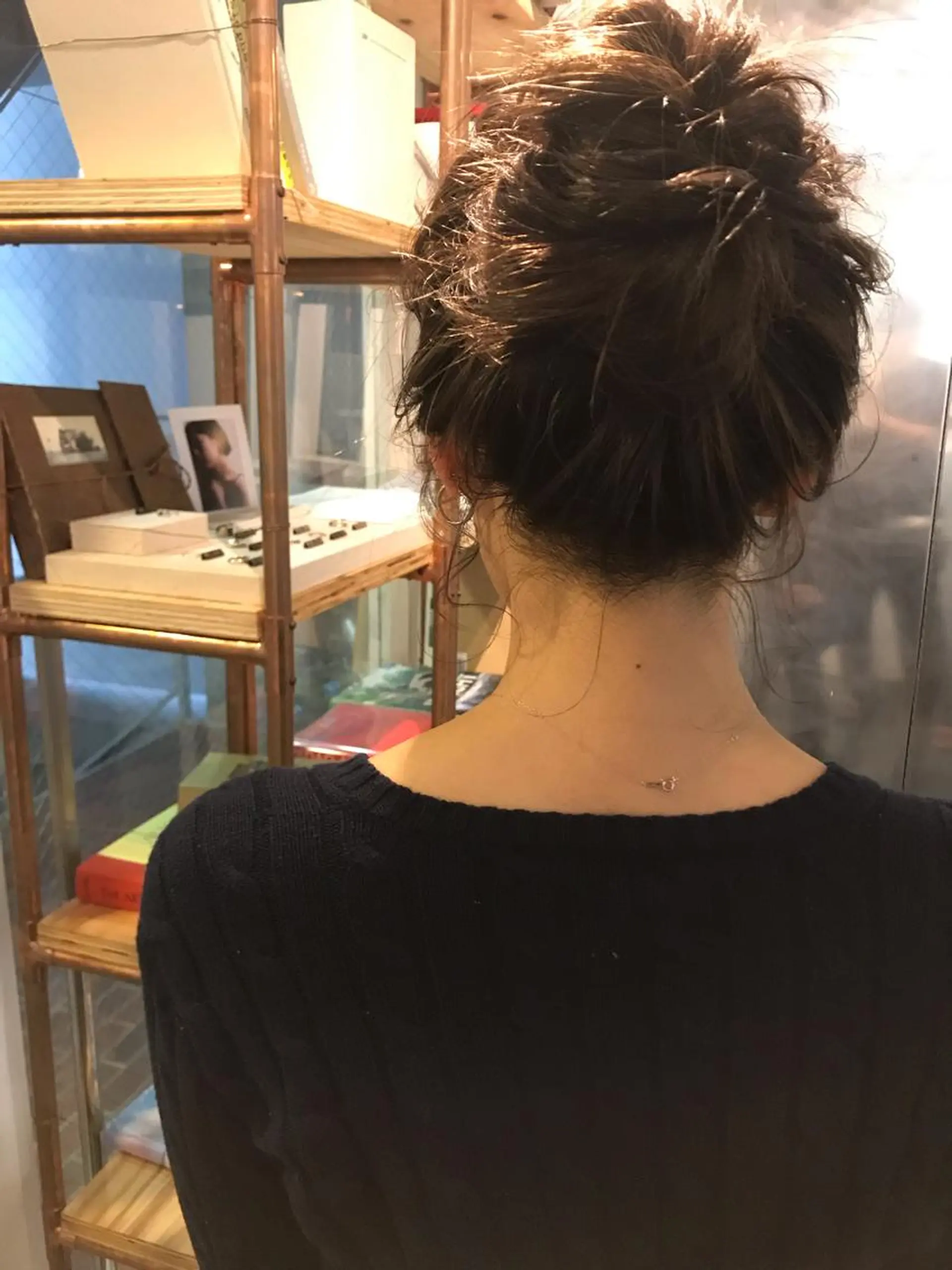 ミディアム カラー 貫洞 大介のヘアスタイル