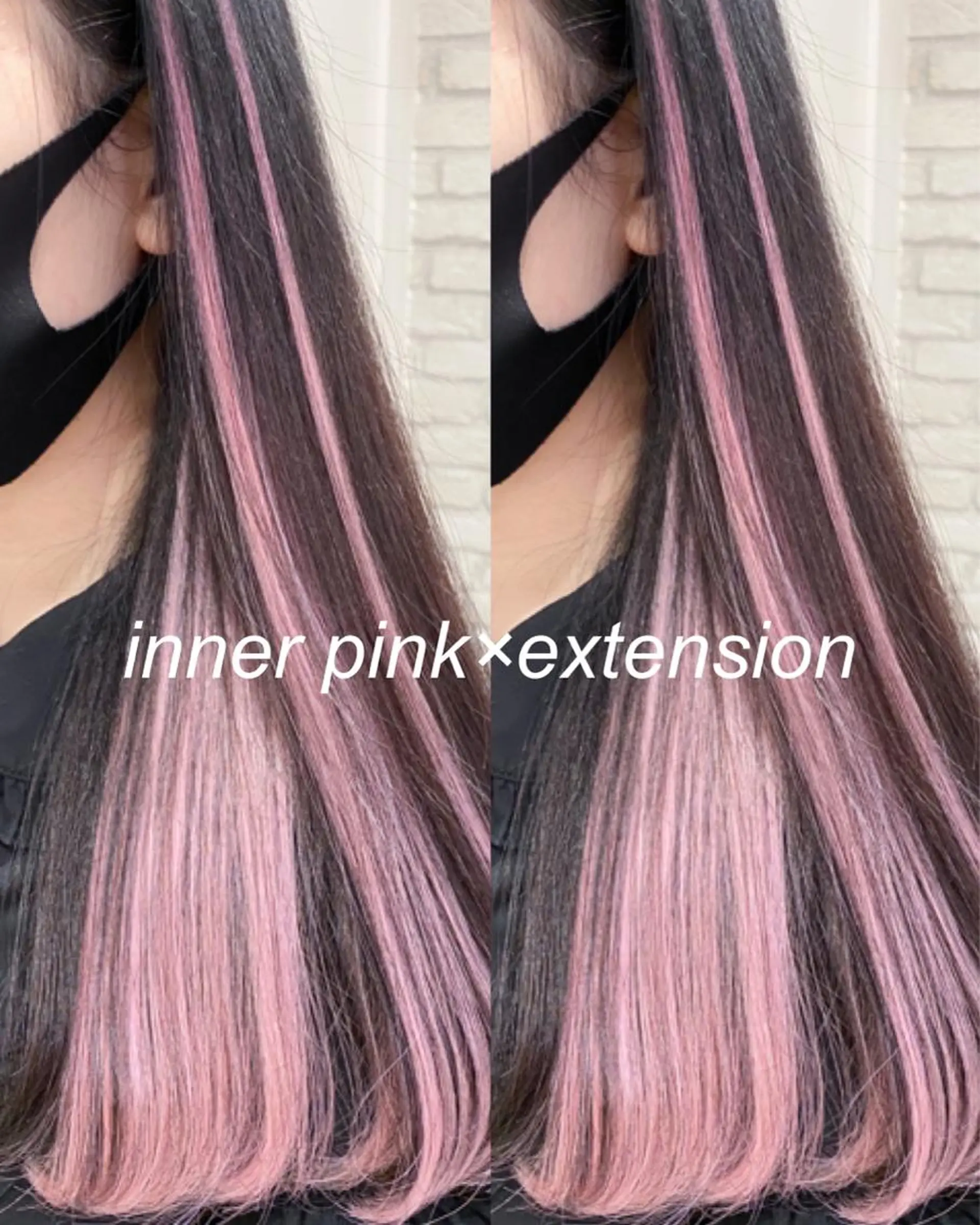 ロング エクステ 横浜🍒ルーツカラー エクステ／RIEのヘアスタイル