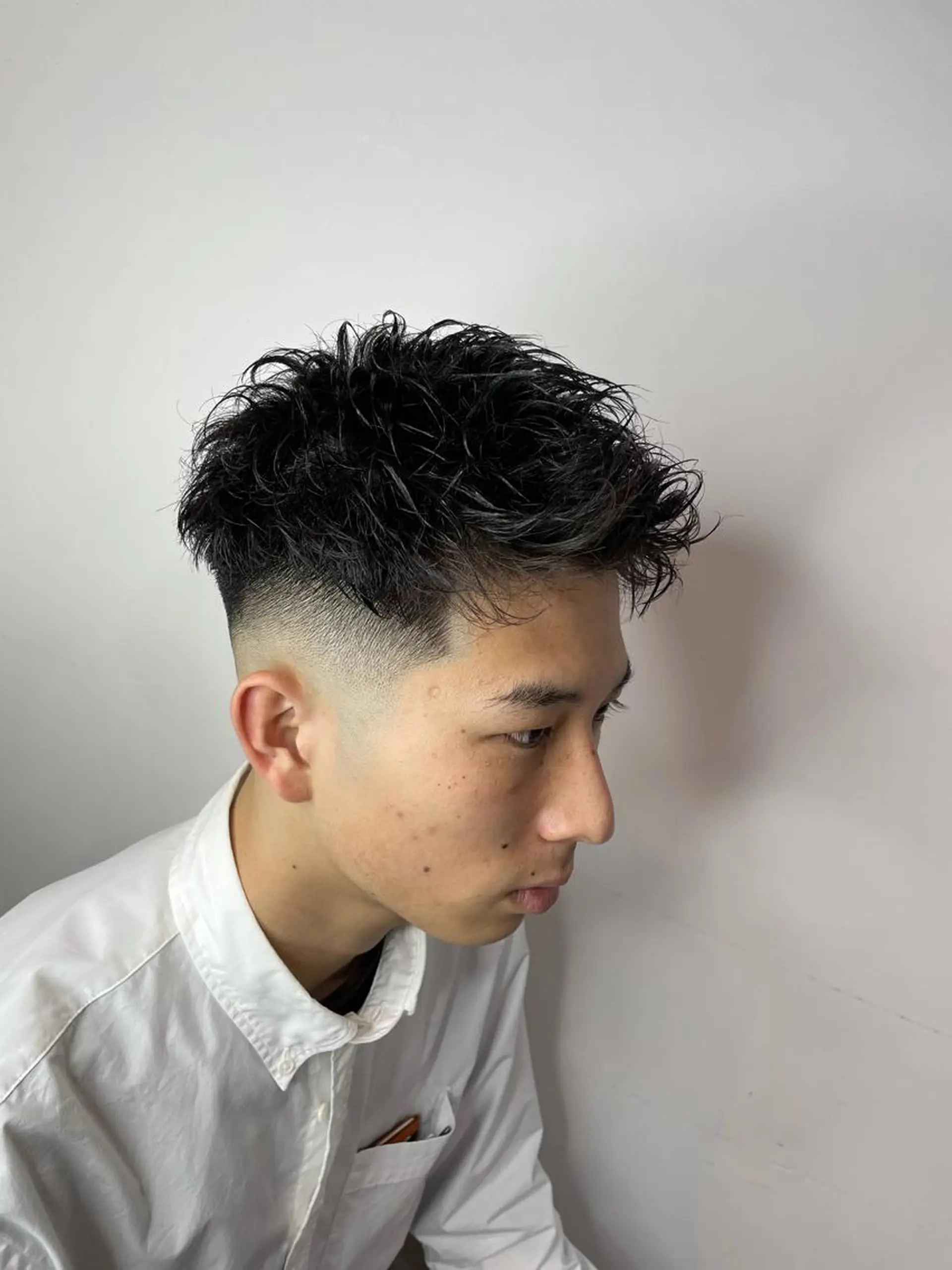 ショート パーマ メンズ 【men's Lapis横浜】海人のヘアスタイル