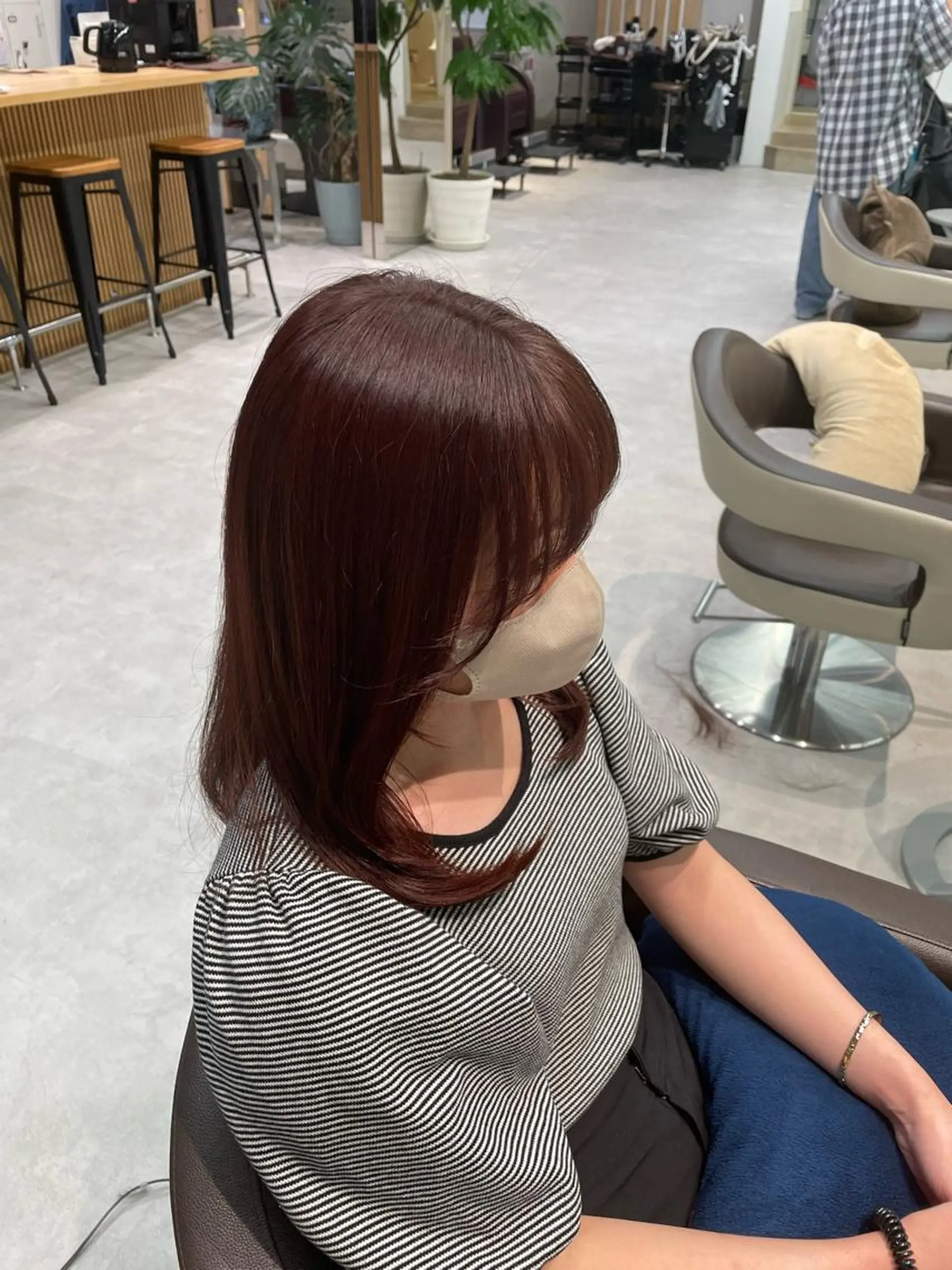 カラー ブラウンカラー ピンクカラー ヘアカラー ピンクカラー🎀/ ミルクティー🍼花音のヘアスタイル