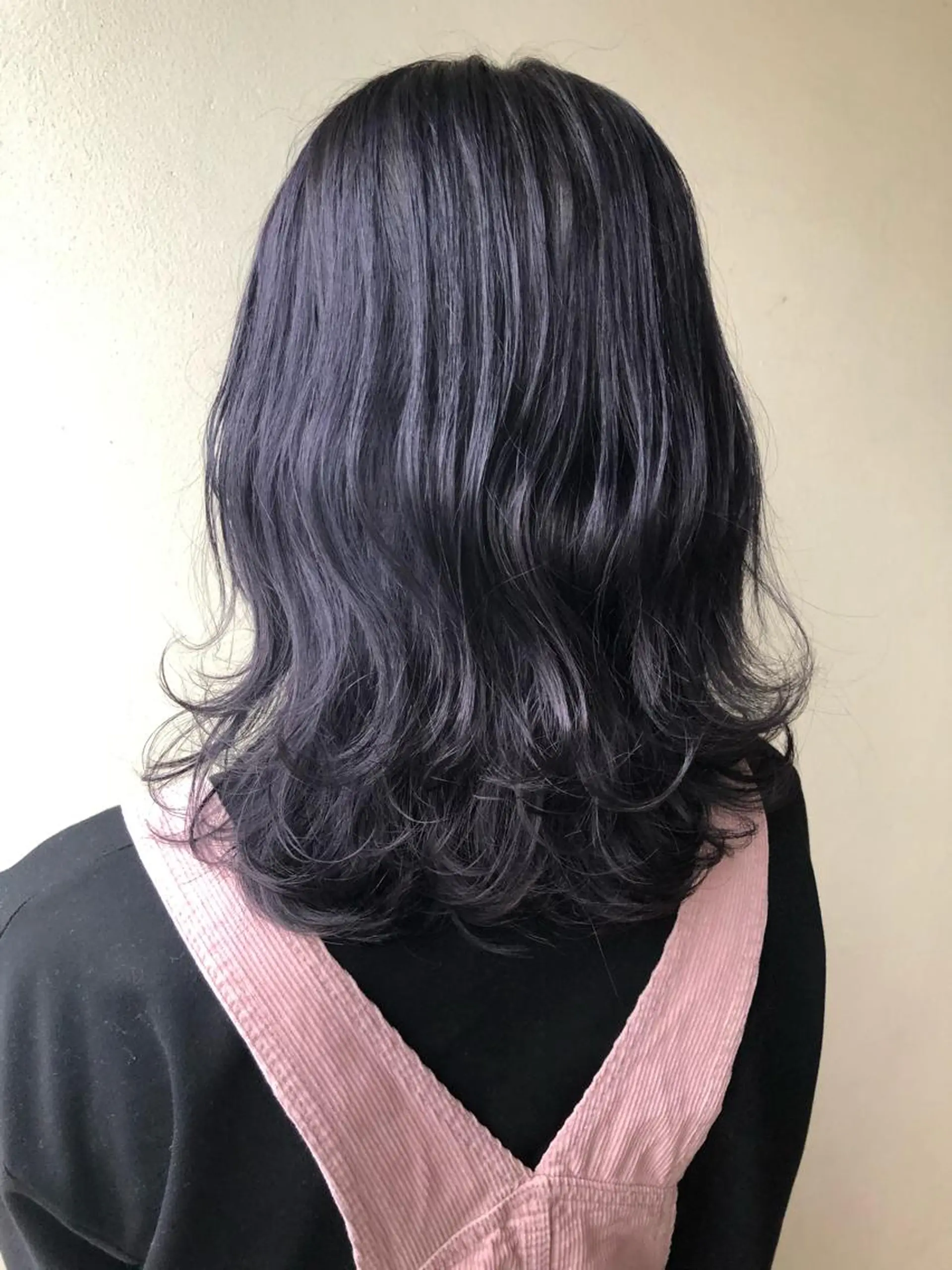 ミディアム カラー ヘアアレンジ ブルーカラー 透明感カラー バイオレットカラー ヘアカラー トリートメント 🌻韓国風ヘア🌻 ✨🌷ナナコ🌷のヘアスタイル