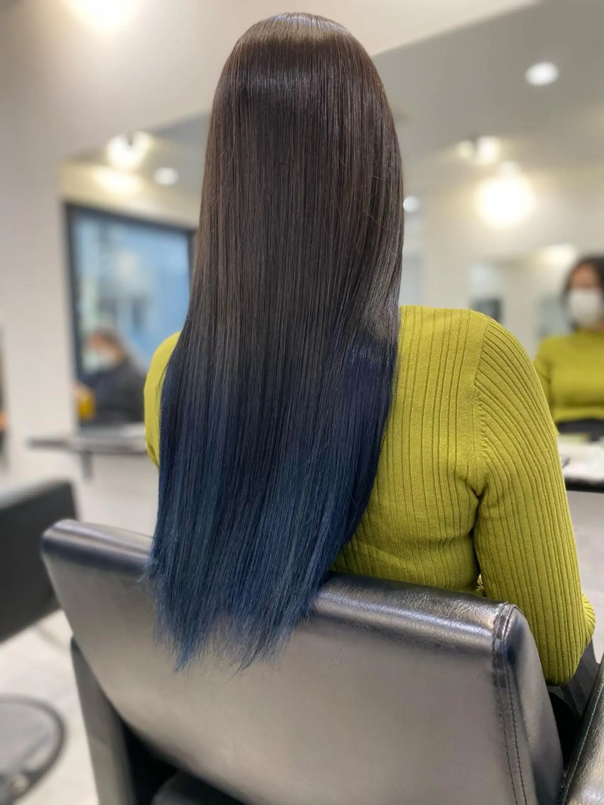 ロング カラー opus 店長大和 レイヤー/赤み消しのヘアスタイル