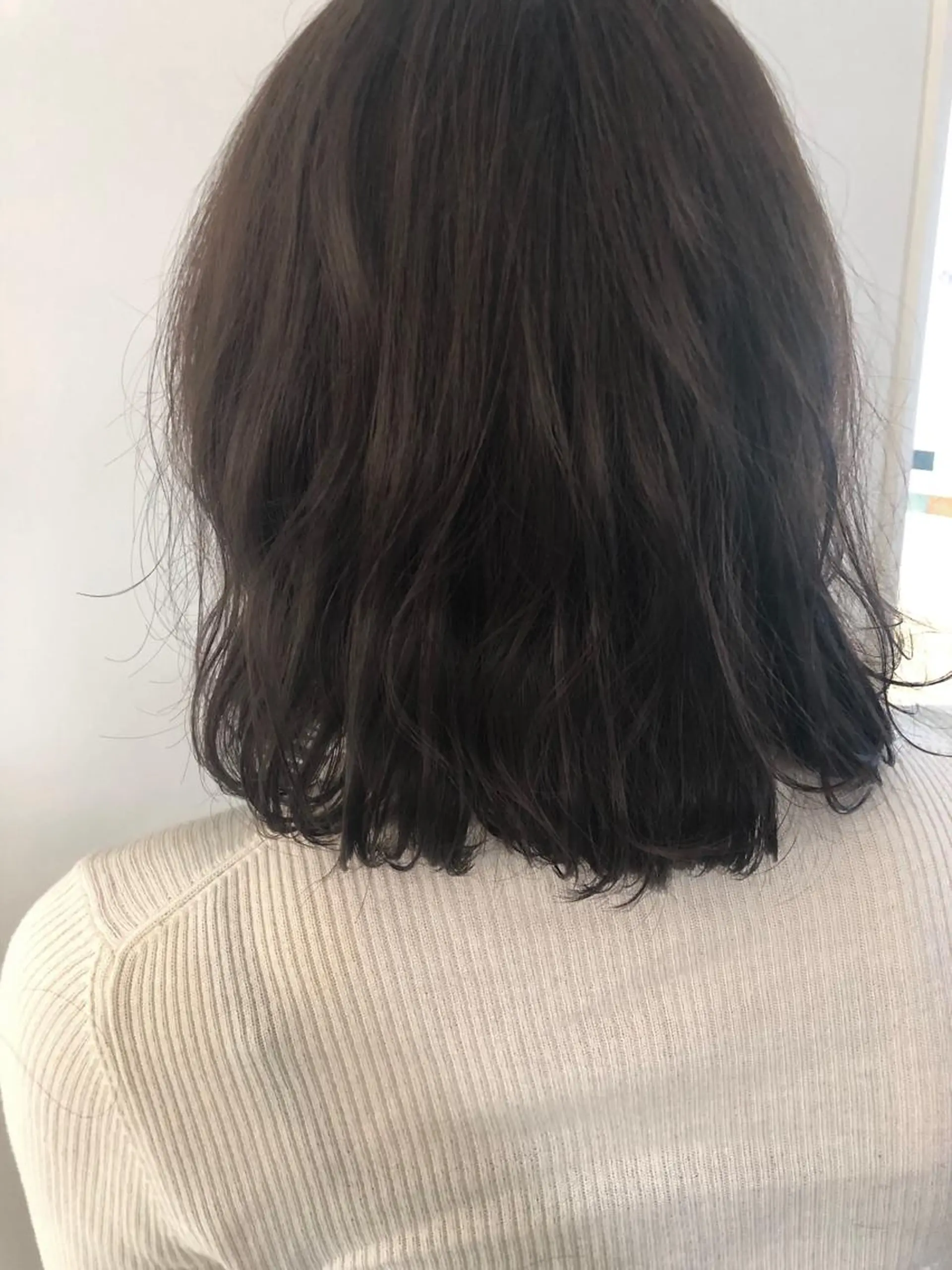 ミディアム カラー カット ヘアカラー トリートメント 韓国hair ·͜· watanabeのヘアスタイル