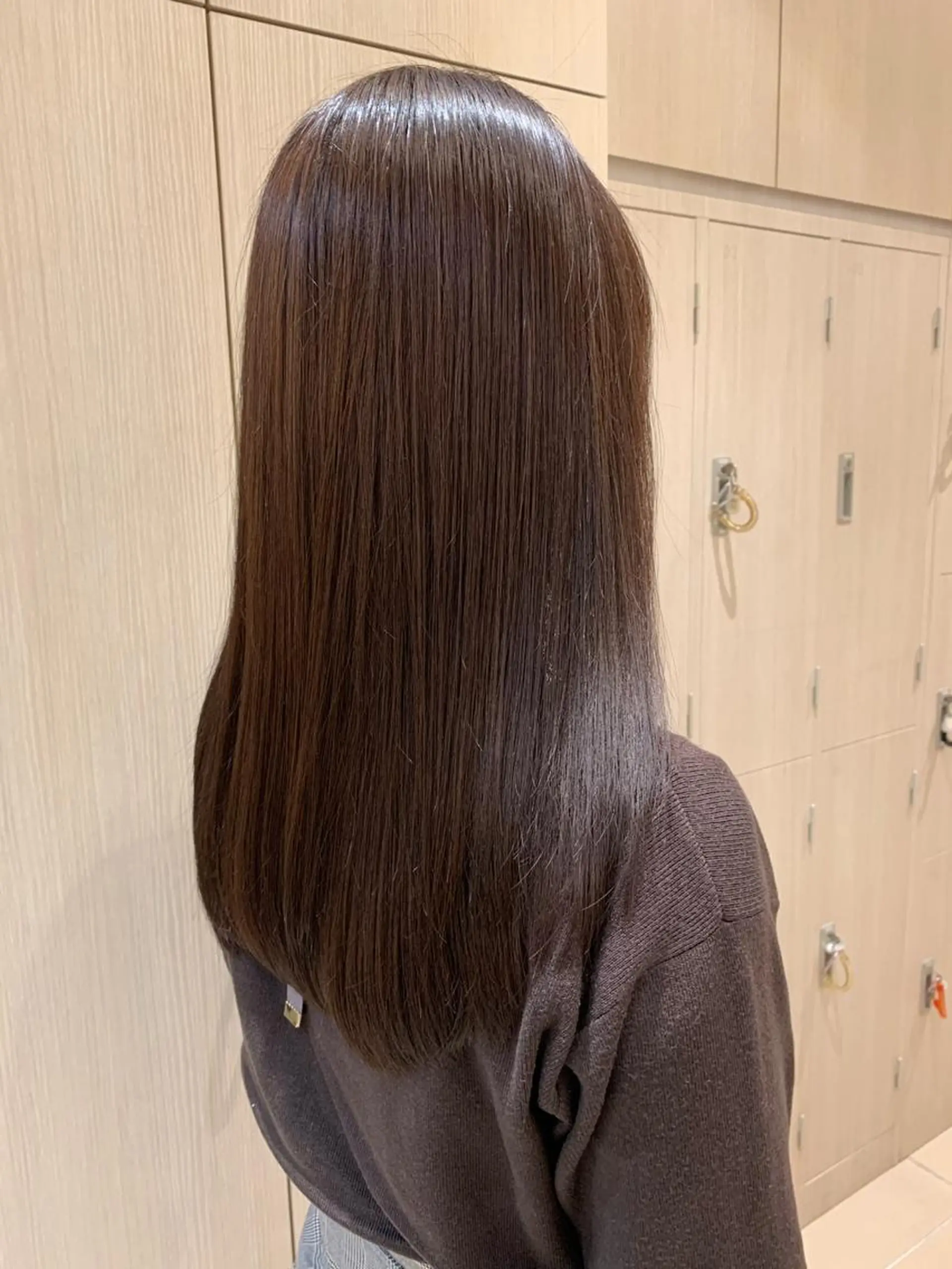 ロング カラー トリートメント 酸熱トリートメント 藤森 希美のヘアスタイル