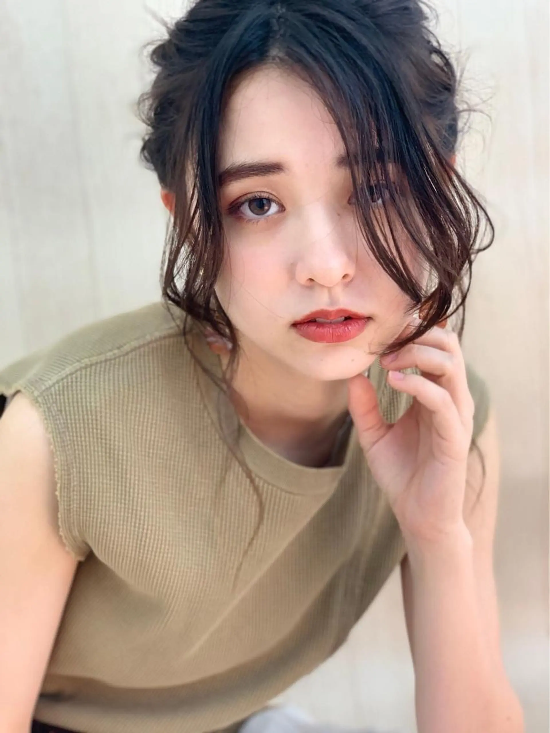 ロング カラー ヘアアレンジ ANY mikuのヘアスタイル