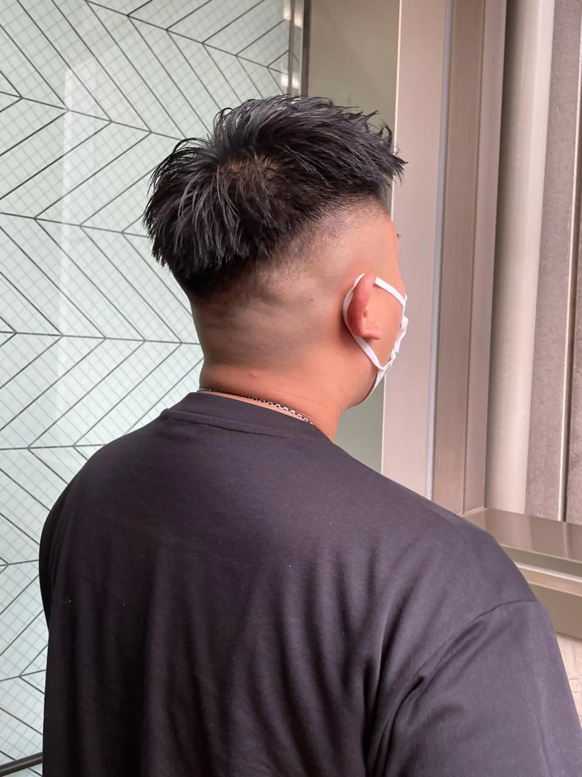 パーマ メンズ フェードカット スキンフェード カット Le'a所属・渋谷/フェード/ 國分 翔のヘアスタイル