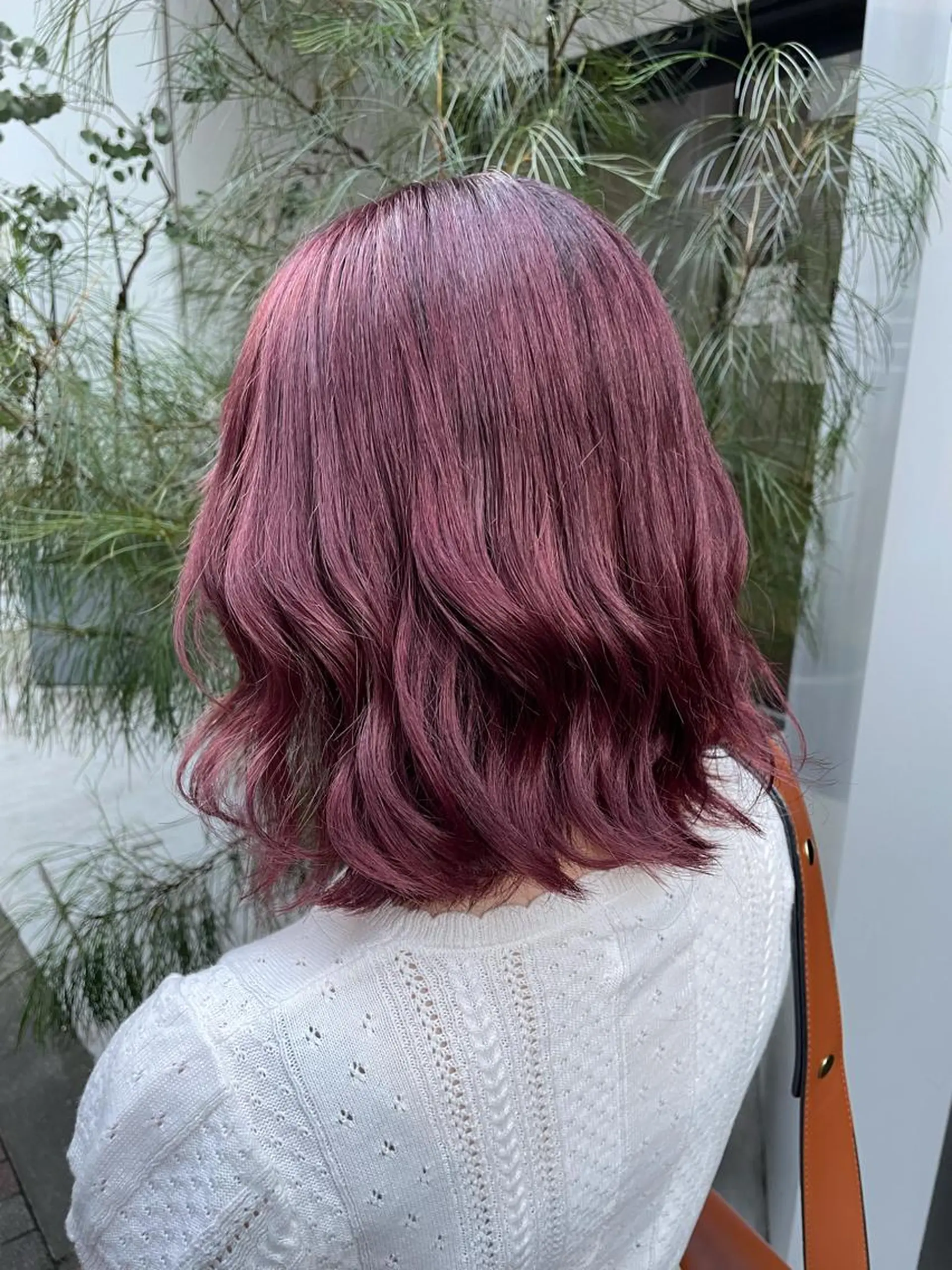 ミディアム カラー ヘアアレンジ ヘアカラー トリートメント ヘアセット ピンク・ベージュ🩰 カラー🫧とらのヘアスタイル