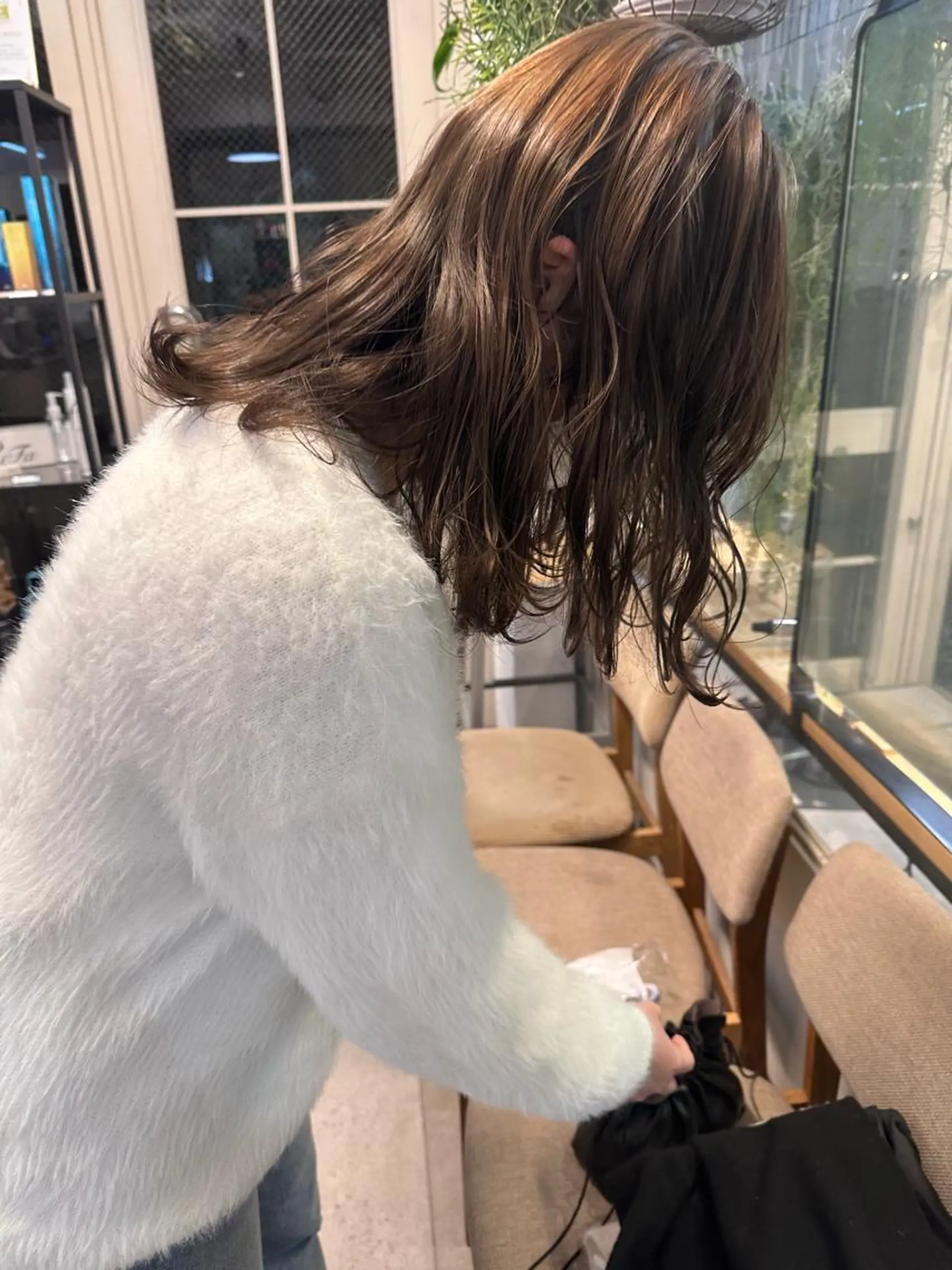 セミロング カラー REINA☁️透明感 カラー/ぷつっと♡のヘアスタイル