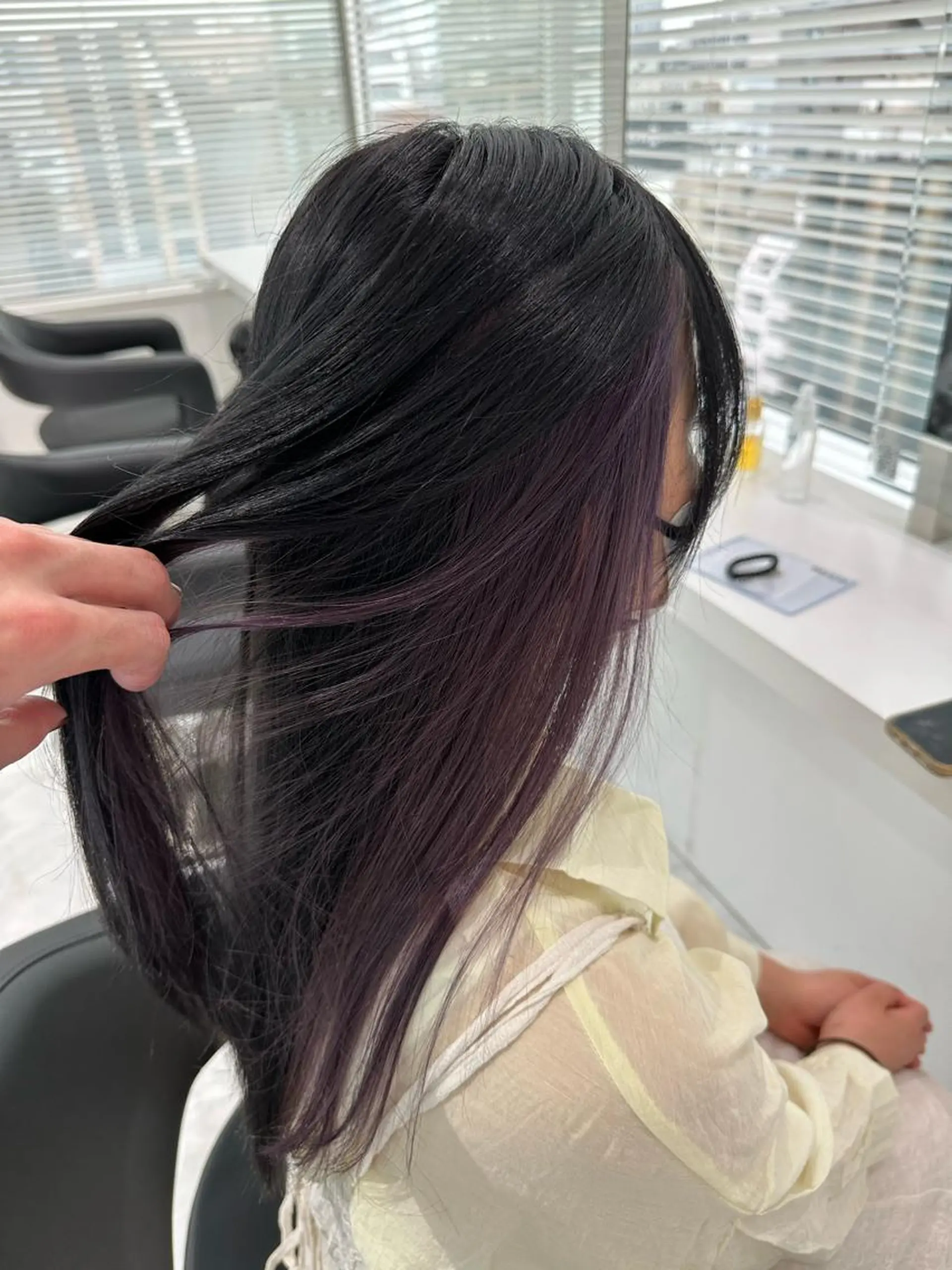 ミディアム カラー ヘアカラー トリートメント ♡上品韓国髪♡ブラ ウン/SAYATOのヘアスタイル