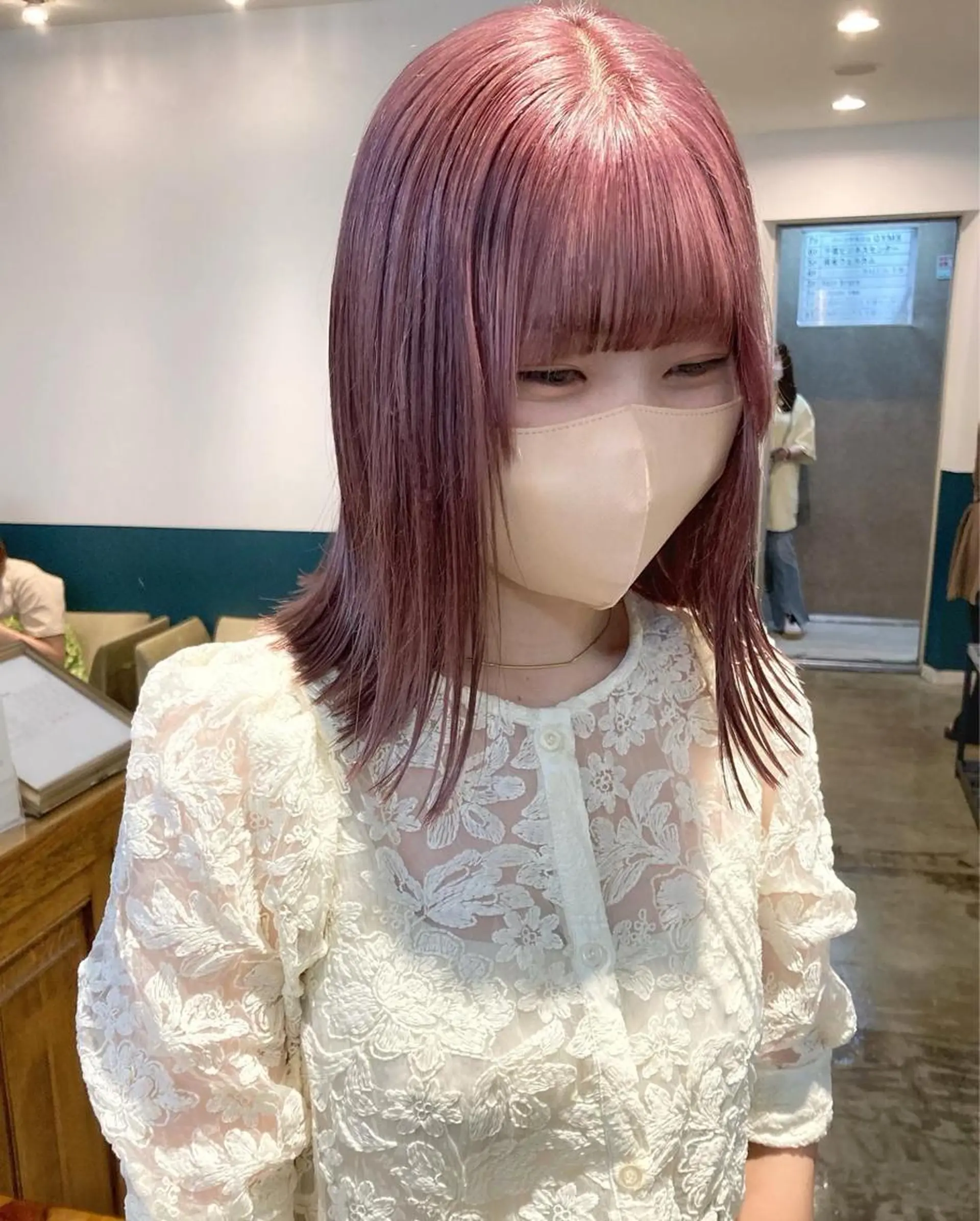 ミディアム ヘアカラー カラーリスト菅野 竜矢🌈のヘアスタイル