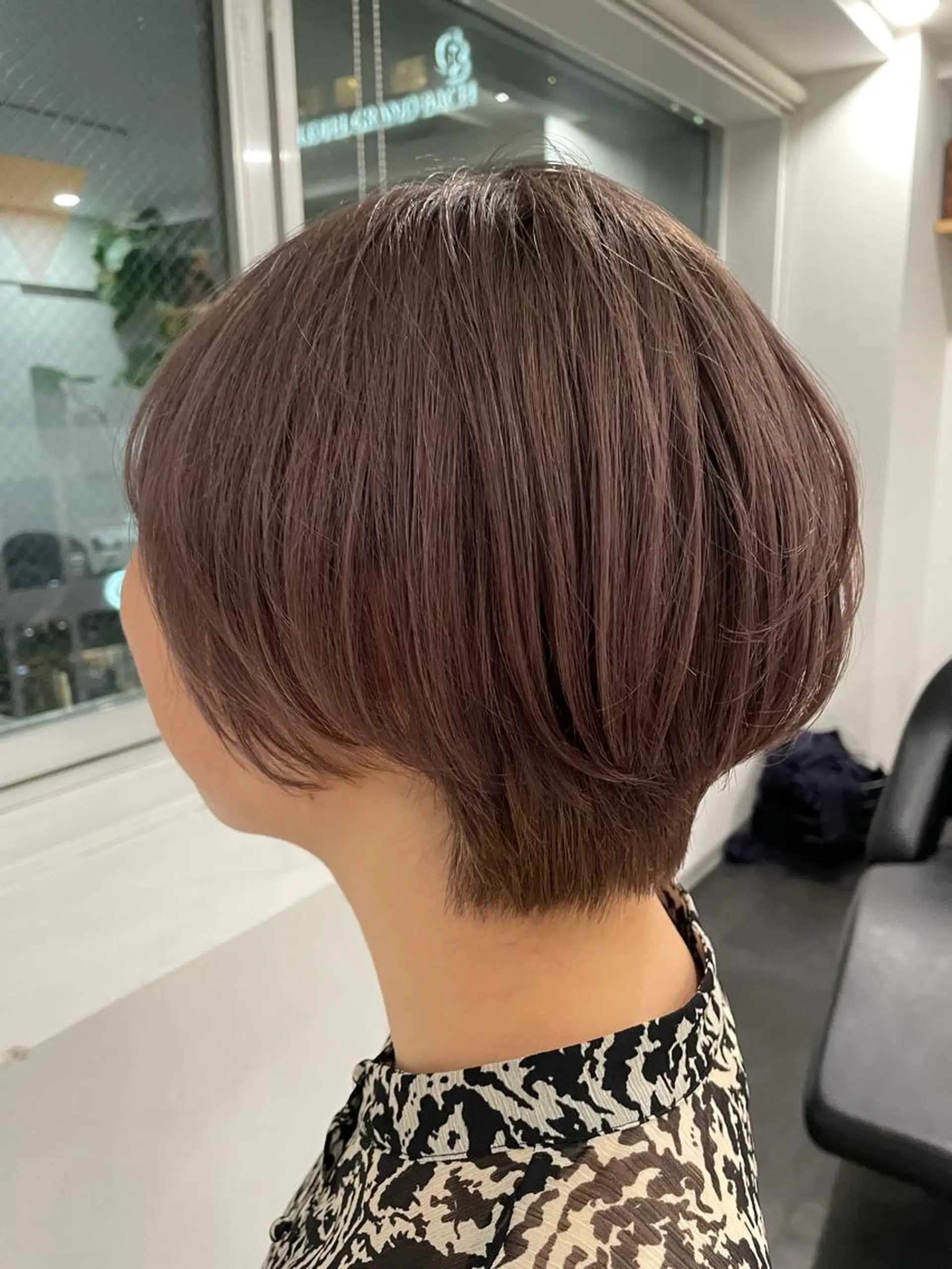 ショート カラー アディクシーカラー 透明感カラー 京都美容師 塩のヘアスタイル