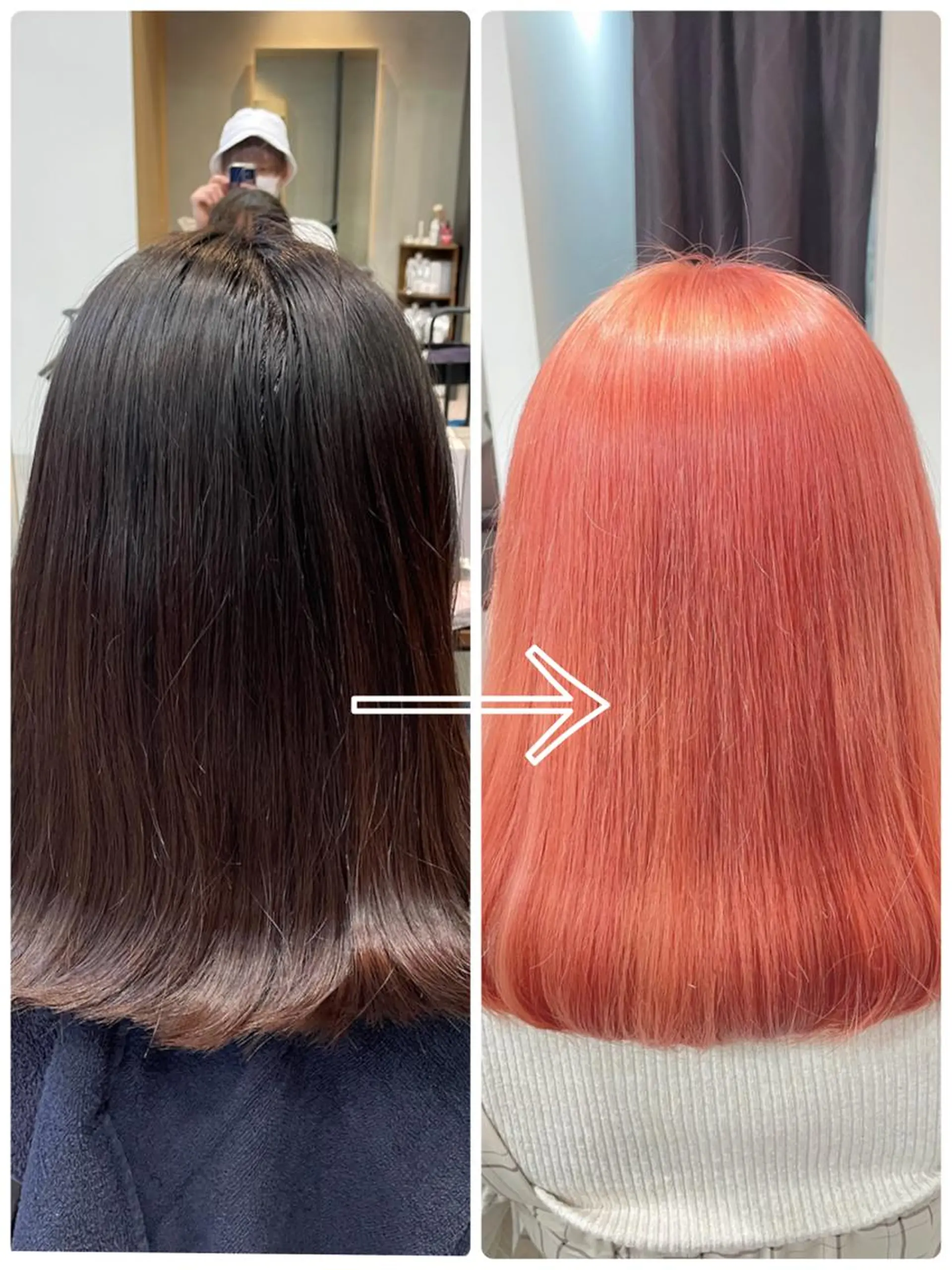 ミディアム カラー ハイトーンカラー ラベンダーカラー ピンクカラー ピンクラベンダー ヘアカラー カットモデル募集 ミネのヘアスタイル