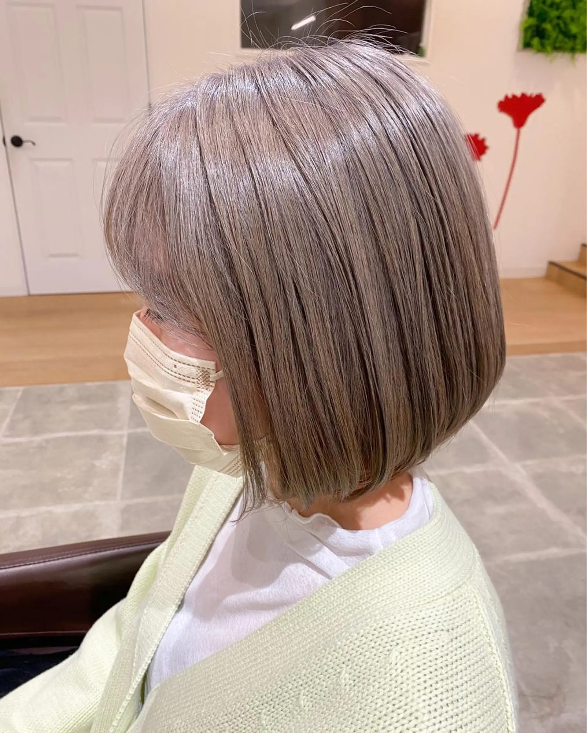 ミディアム カラー ブリーチ 工藤 惇のヘアスタイル