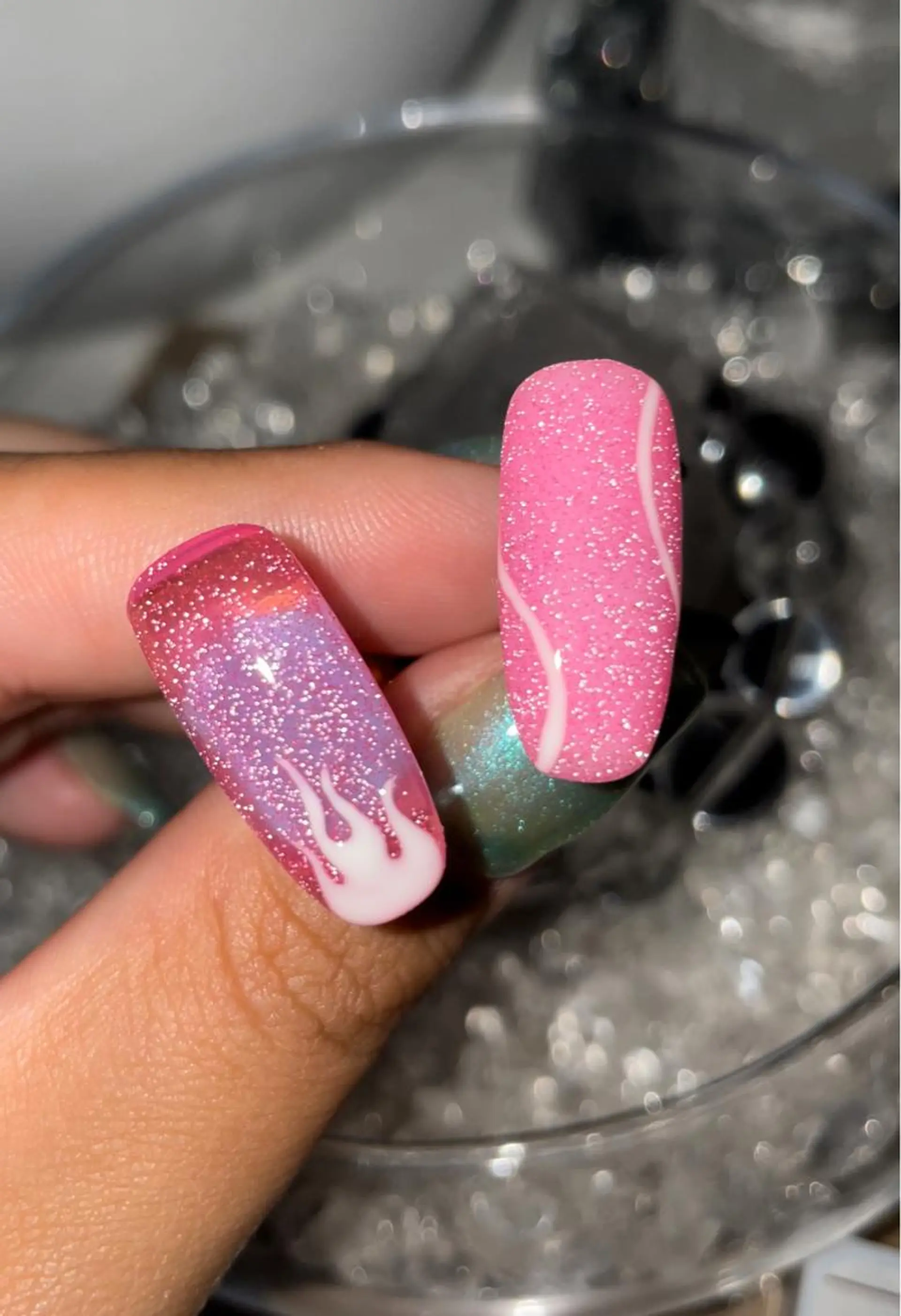 ネイル アートネイル フラッシュネイル Ri-e's nailのネイルデザイン