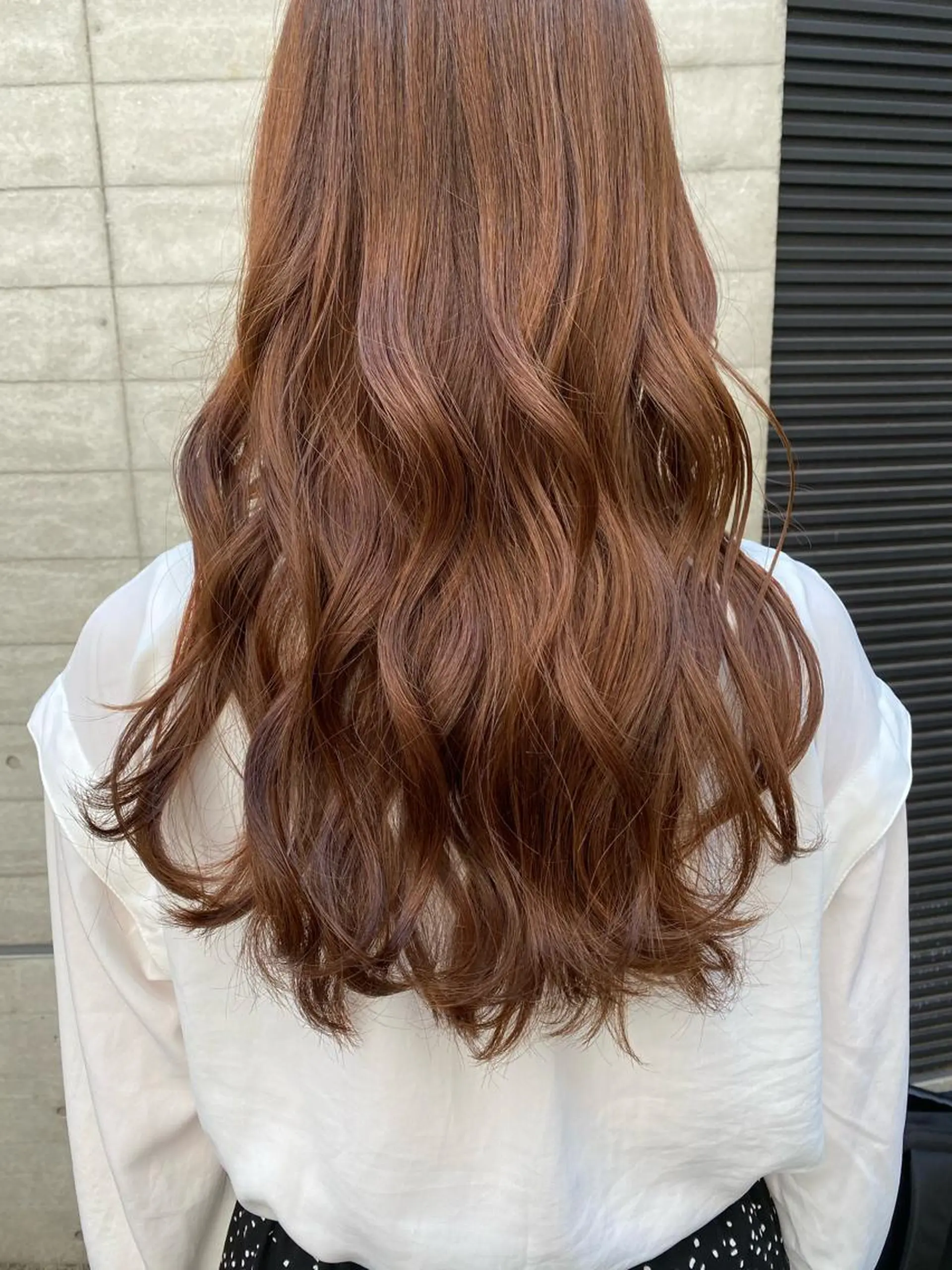 ロング カット ヘアカラー トリートメント ✨色持ちの良い艶 カラー✨蟹江真世のヘアスタイル