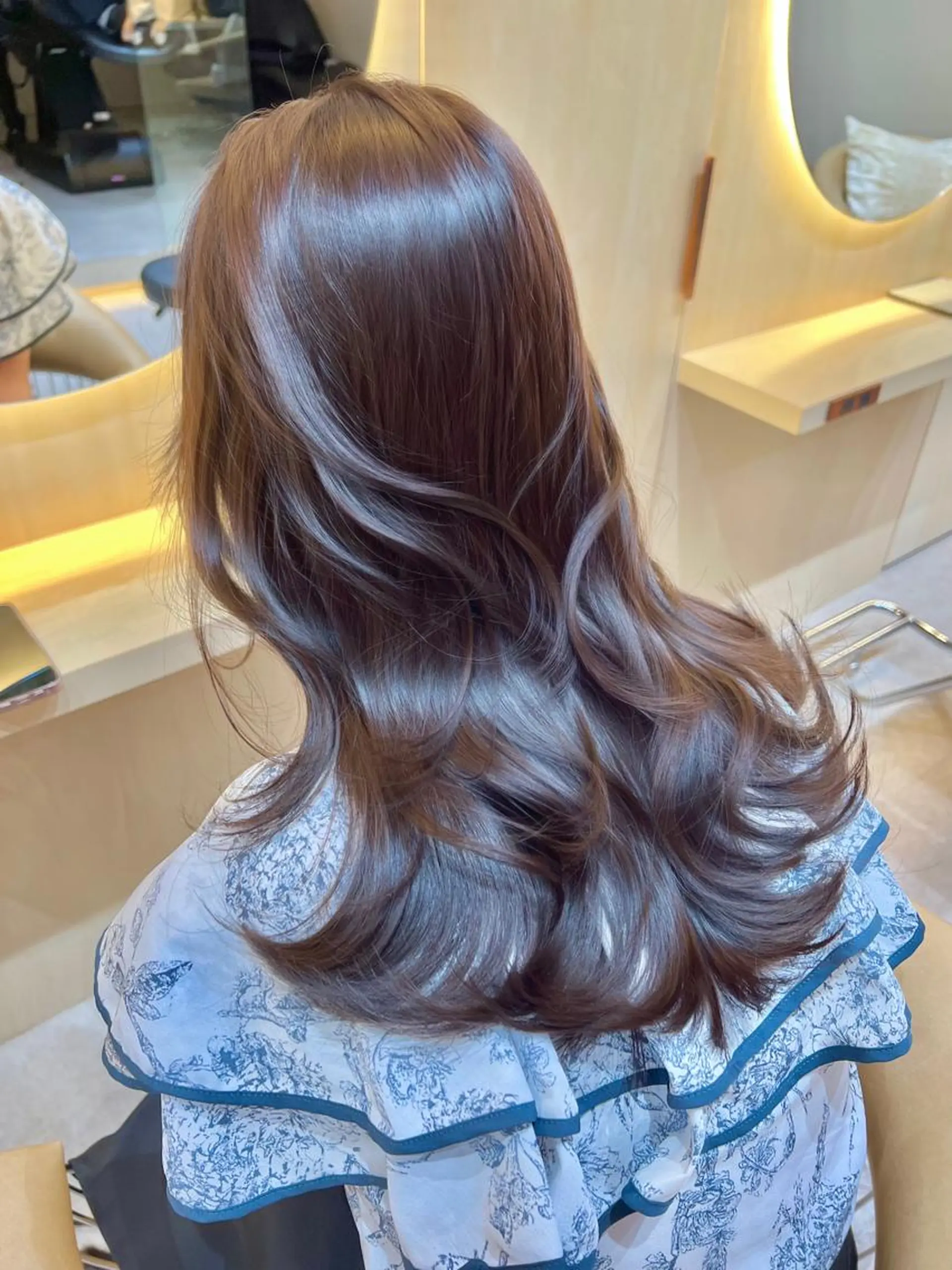 ロング カラー カット ヘアカラー トリートメント レイヤーカット/ 顔周り 五島巨幹のヘアスタイル