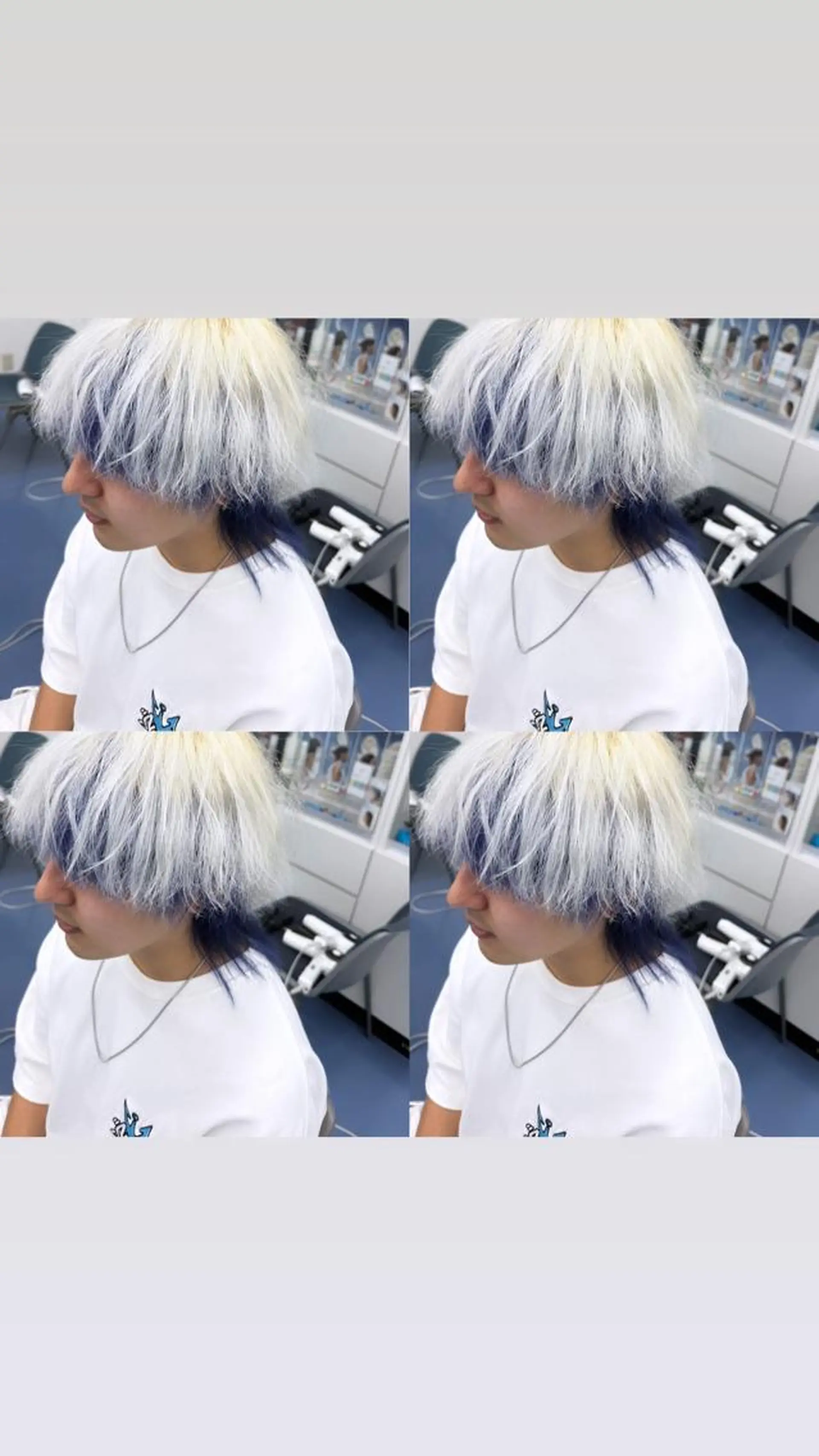 ショート カラー ヘアアレンジ メンズ 💎韓国レイヤー ×エクステゆうま💎のヘアスタイル