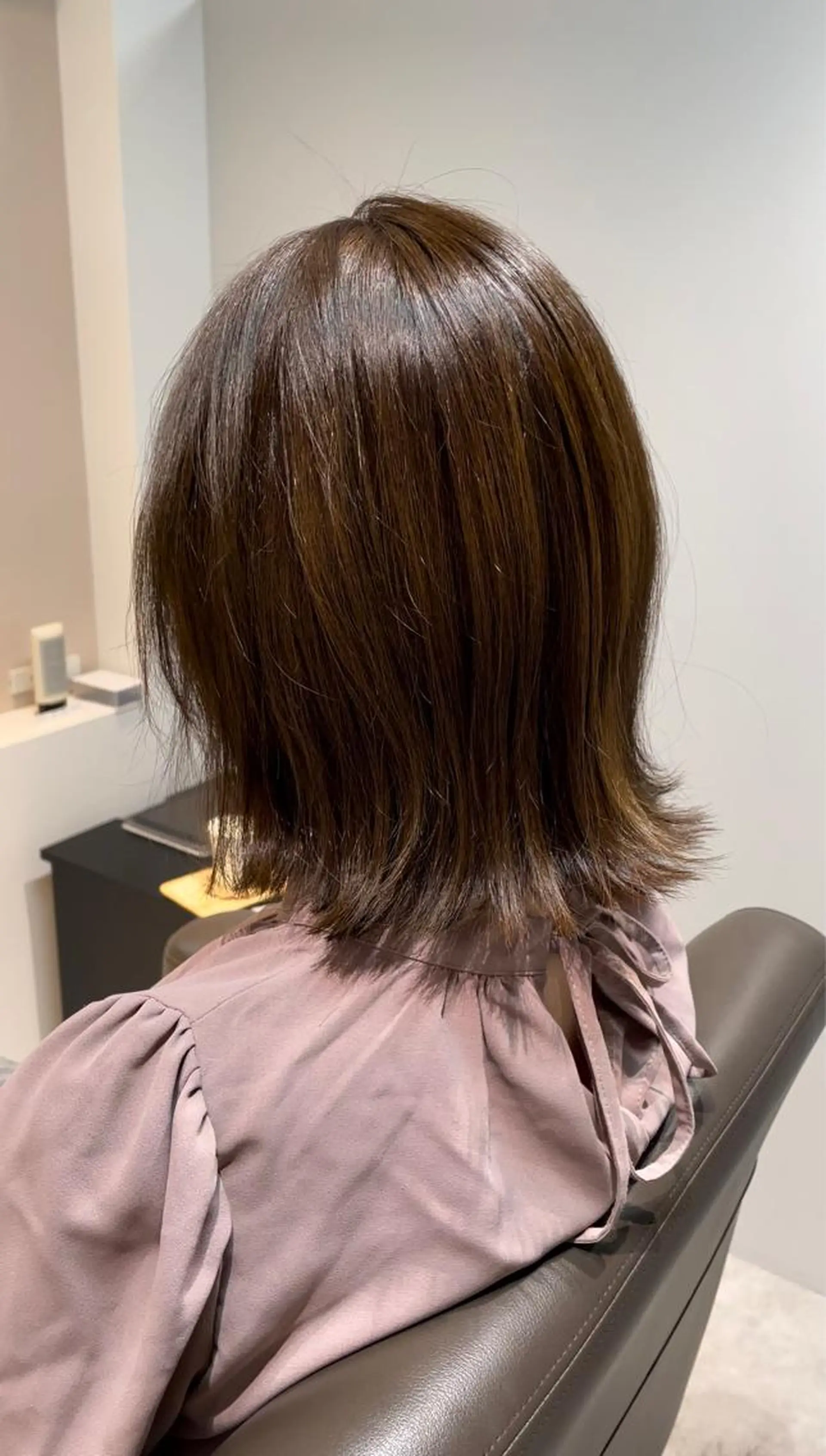 ミディアム オノギ シュンのヘアスタイル