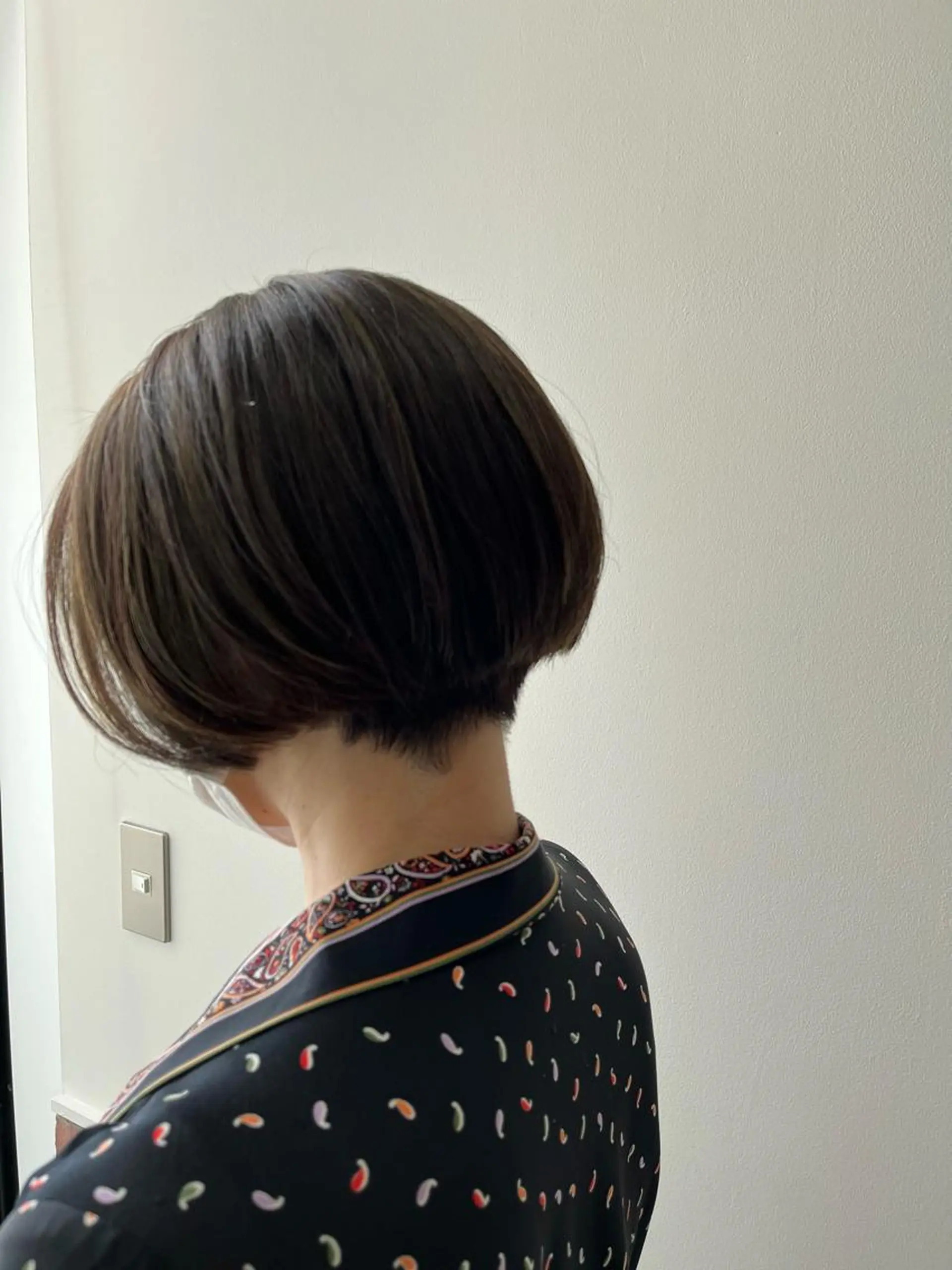 ショート 縮毛矯正/酸性 おかにわみりのヘアスタイル