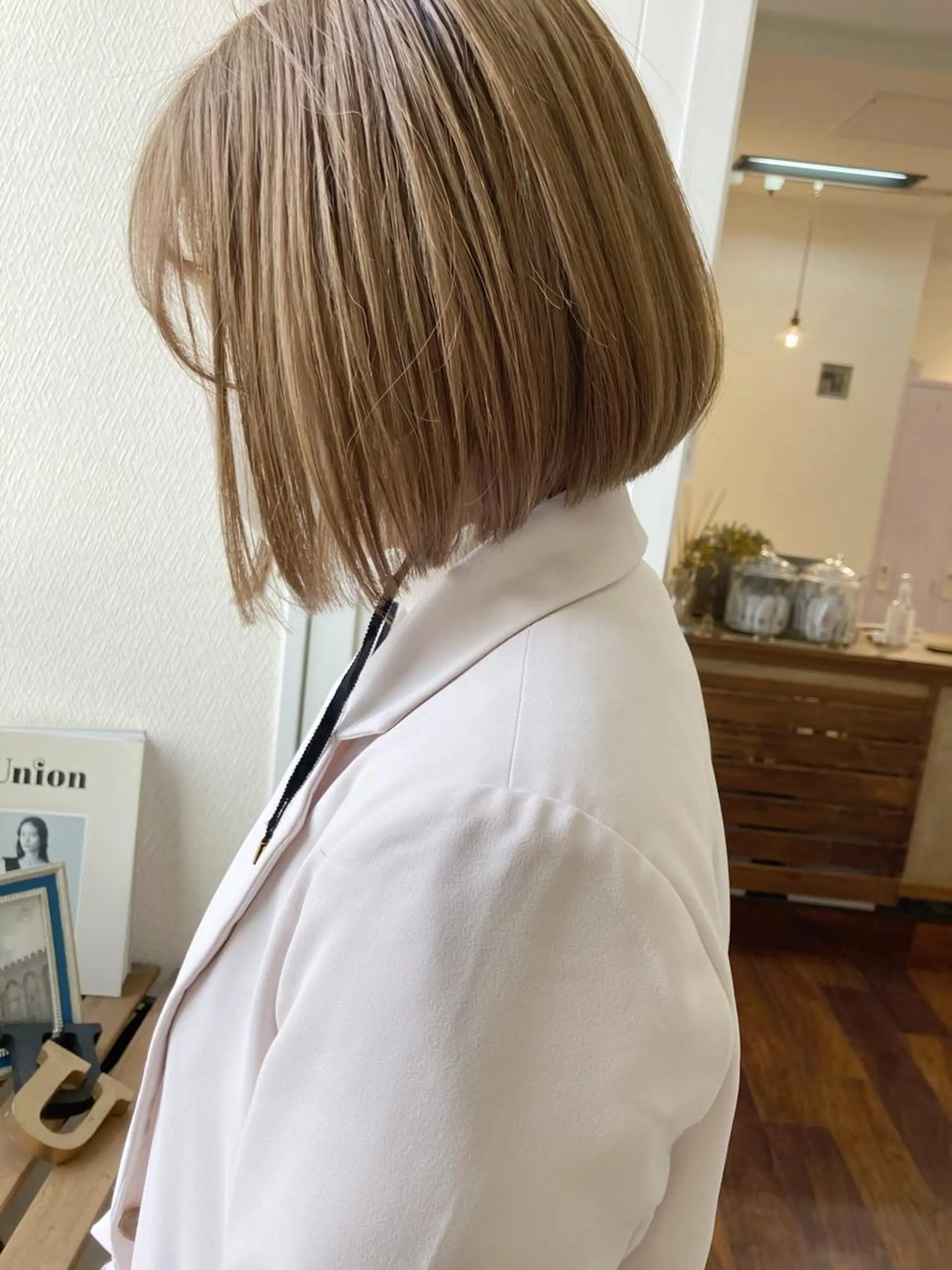 ミディアム カラー ボブ カット ヘアカラー トリートメント 小木曽智美 /ボブ/ショートのヘアスタイル