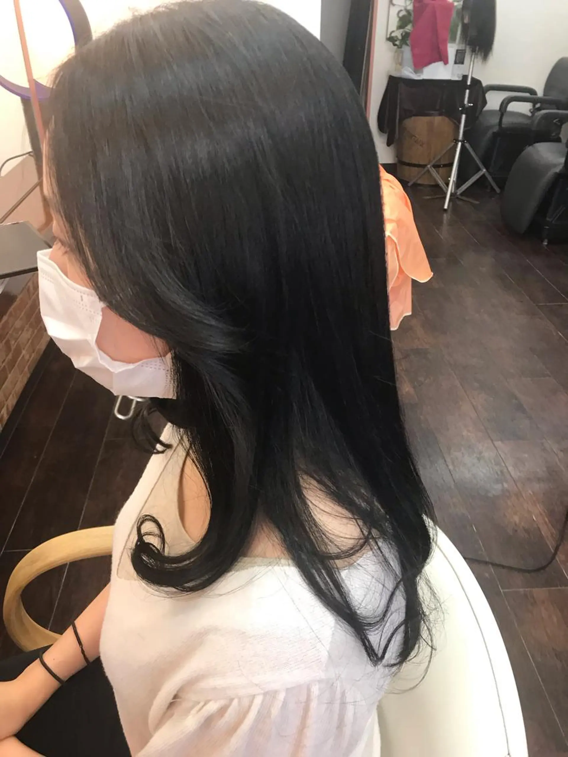 ロング パーマ 桧山 真のヘアスタイル