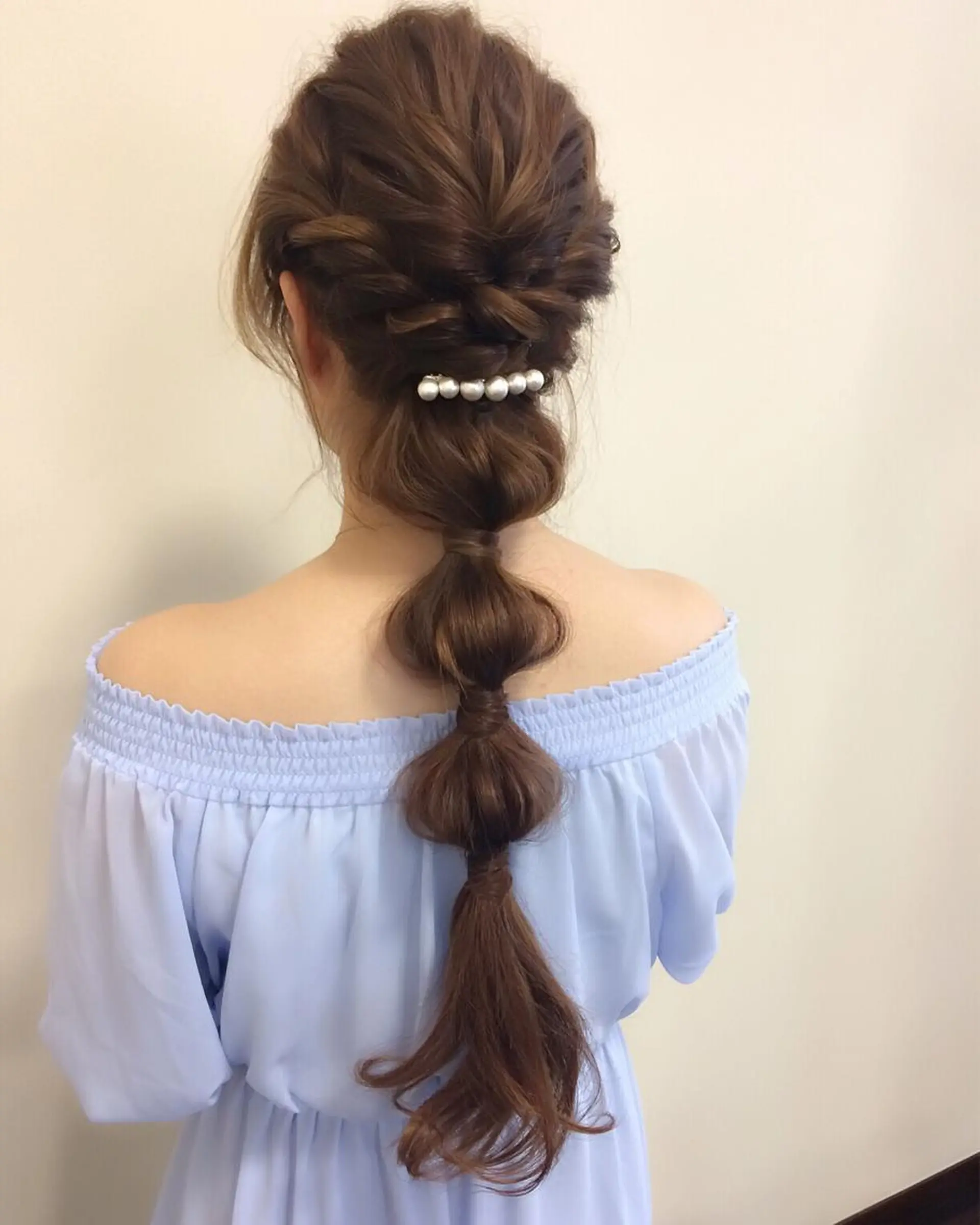 セミロング ロング ヘアアレンジ 沢田 瞳のヘアスタイル