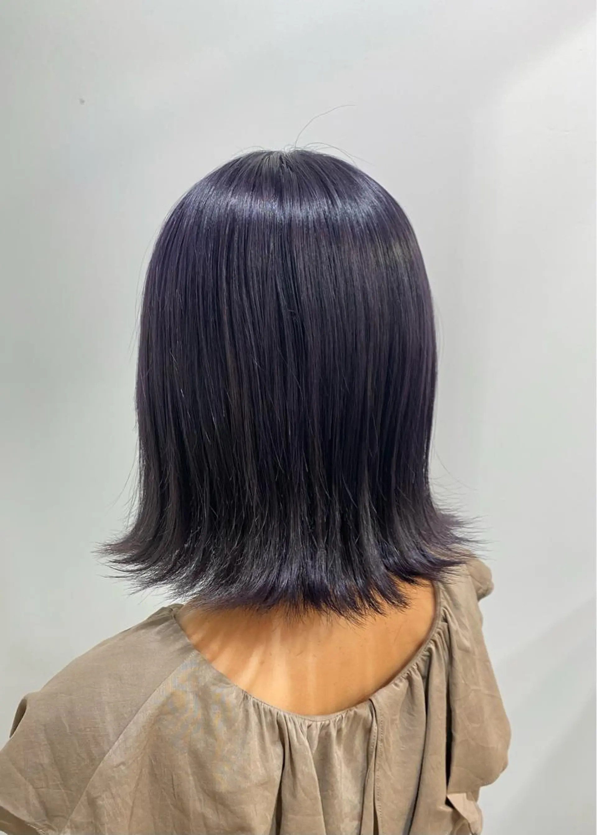 ミディアム たなか もえなのヘアスタイル