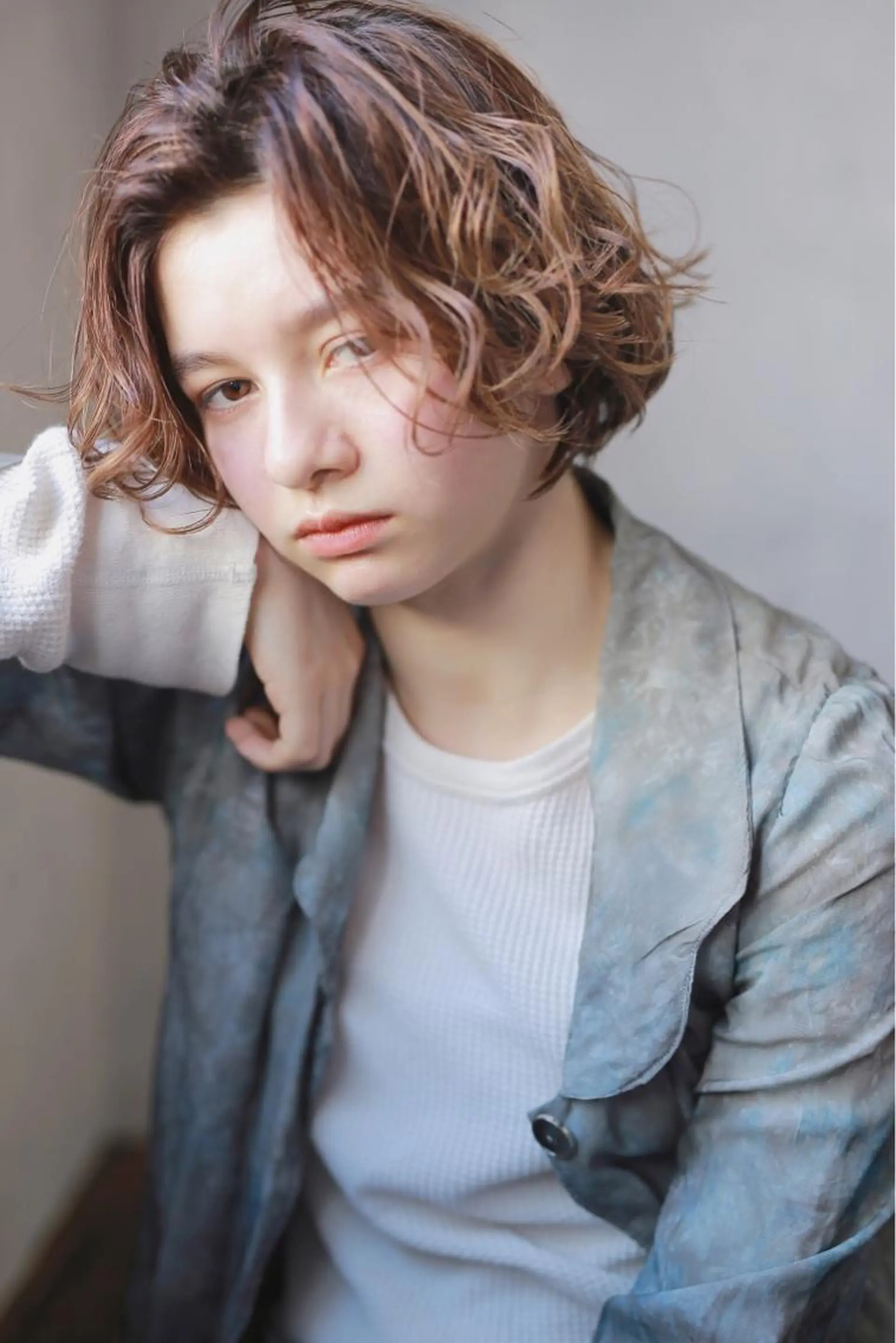 ショート パーマ カット パーマ トリートメント 坂本 裕介/パーマのヘアスタイル