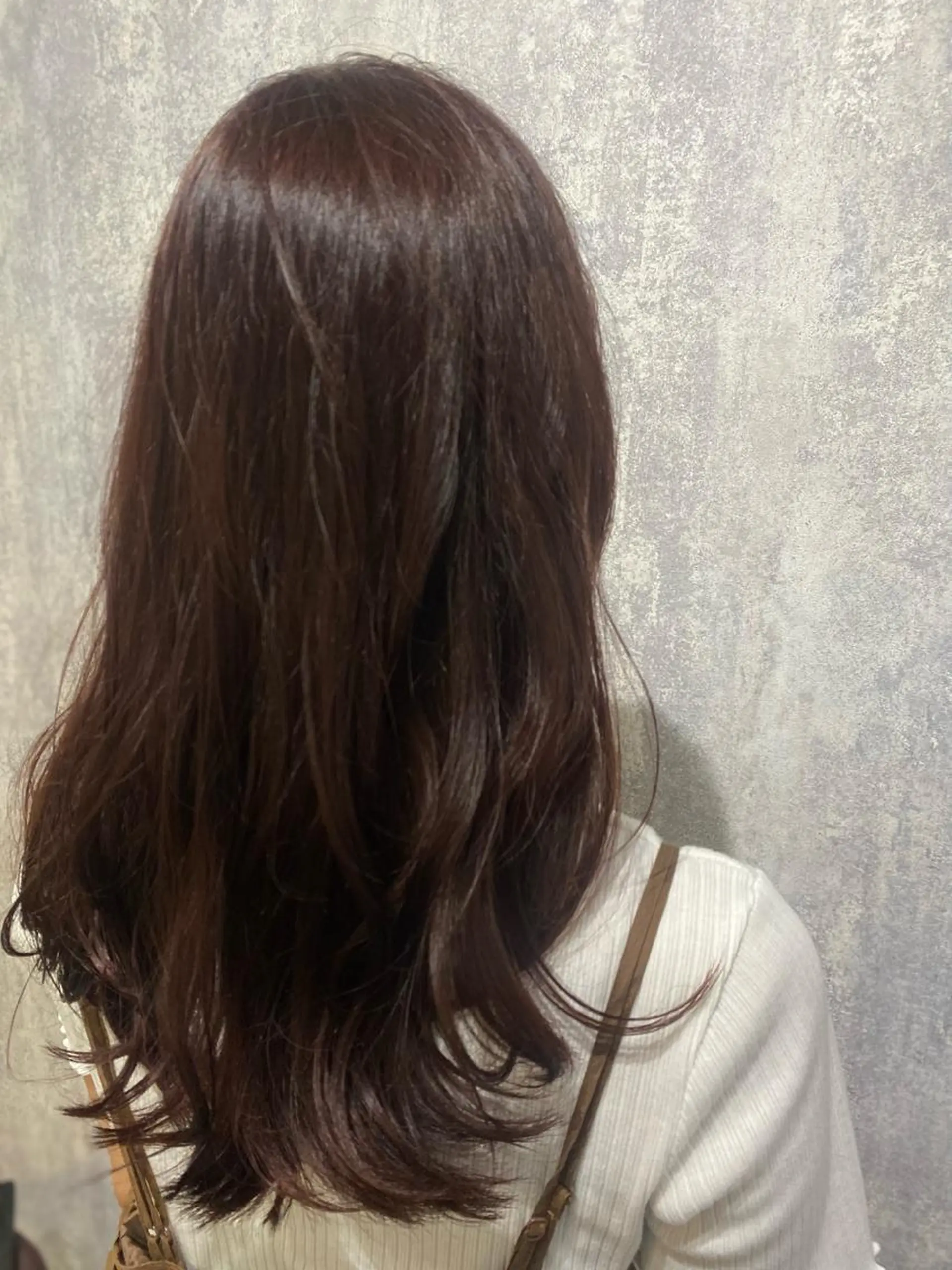 セミロング カラー 詩乃🎀ピンク 暖色系🫧レイヤーのヘアスタイル