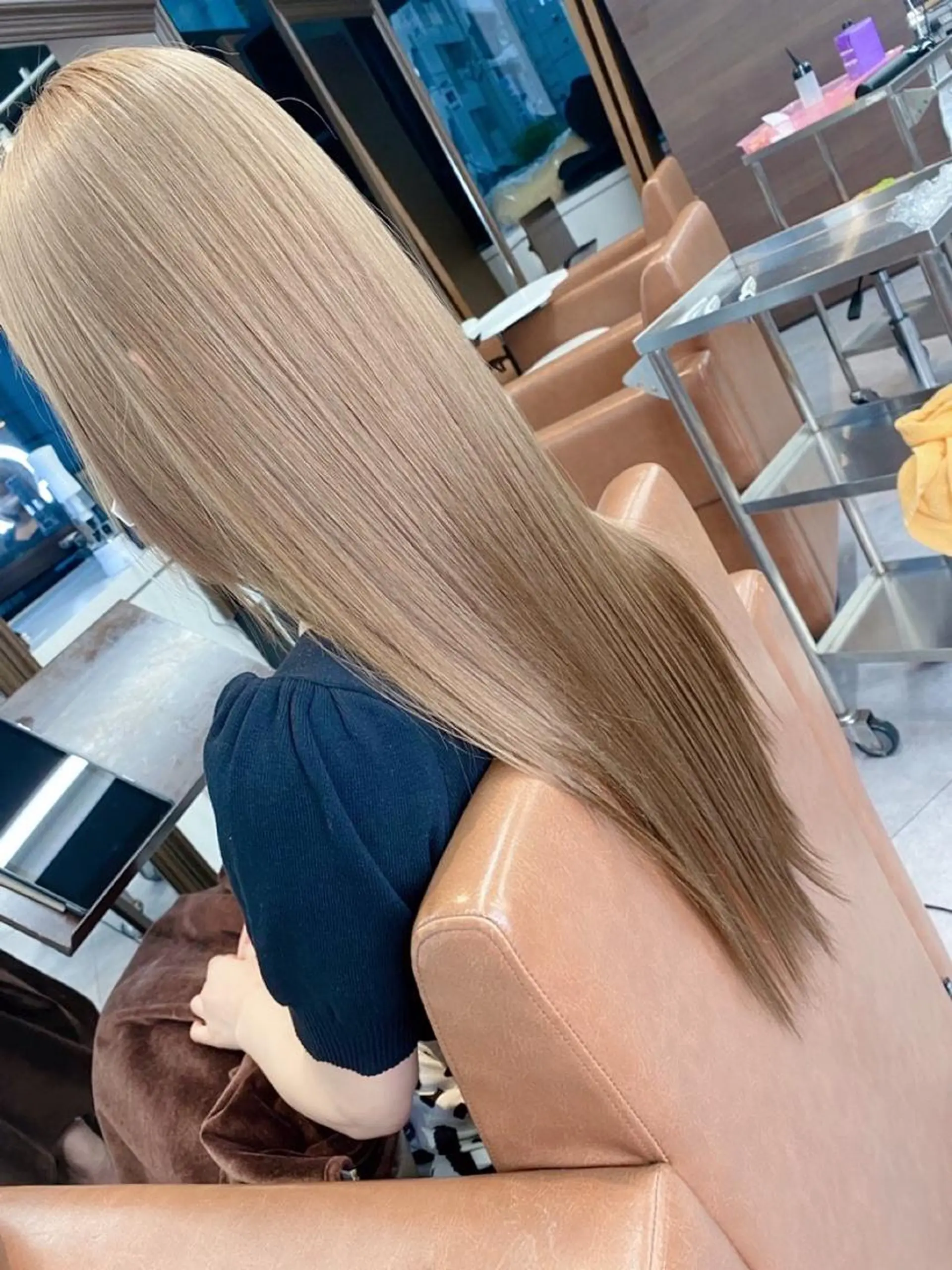 セミロング 髪質改善美髪特化 ルイス奈良のヘアスタイル