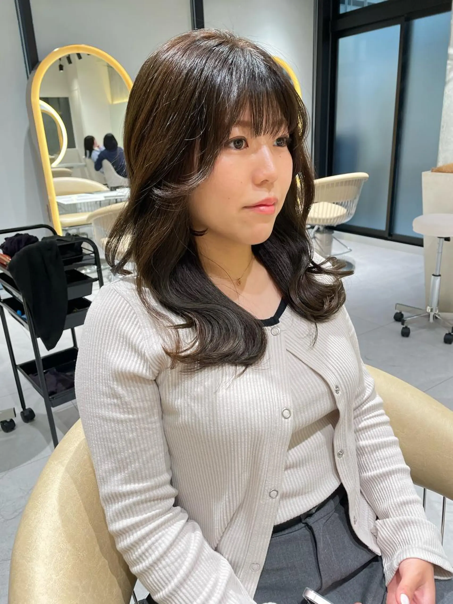 セミロング ヘアアレンジ 《髪質改善✖️オリー ブ🧸》小嶋拓也のヘアスタイル