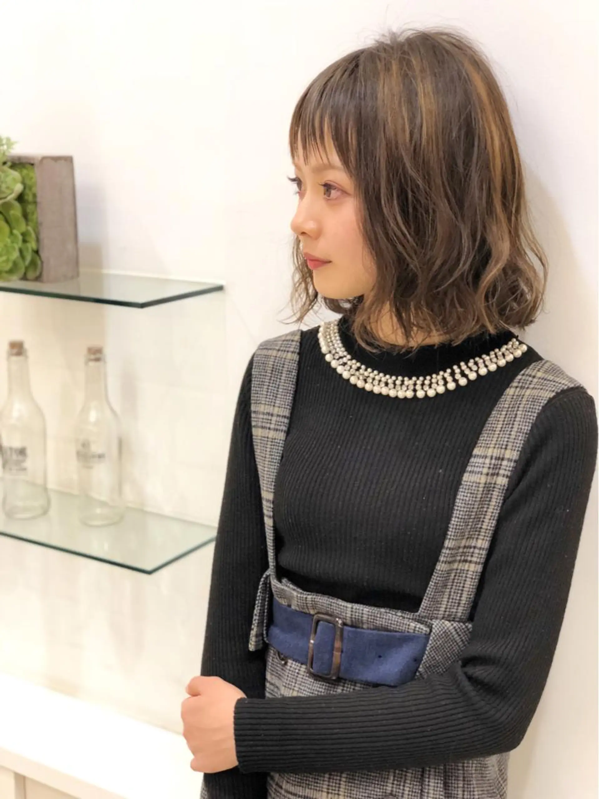 ショート パーマ 外ハネヘア カット パーマ ディレクター ノナカのヘアスタイル