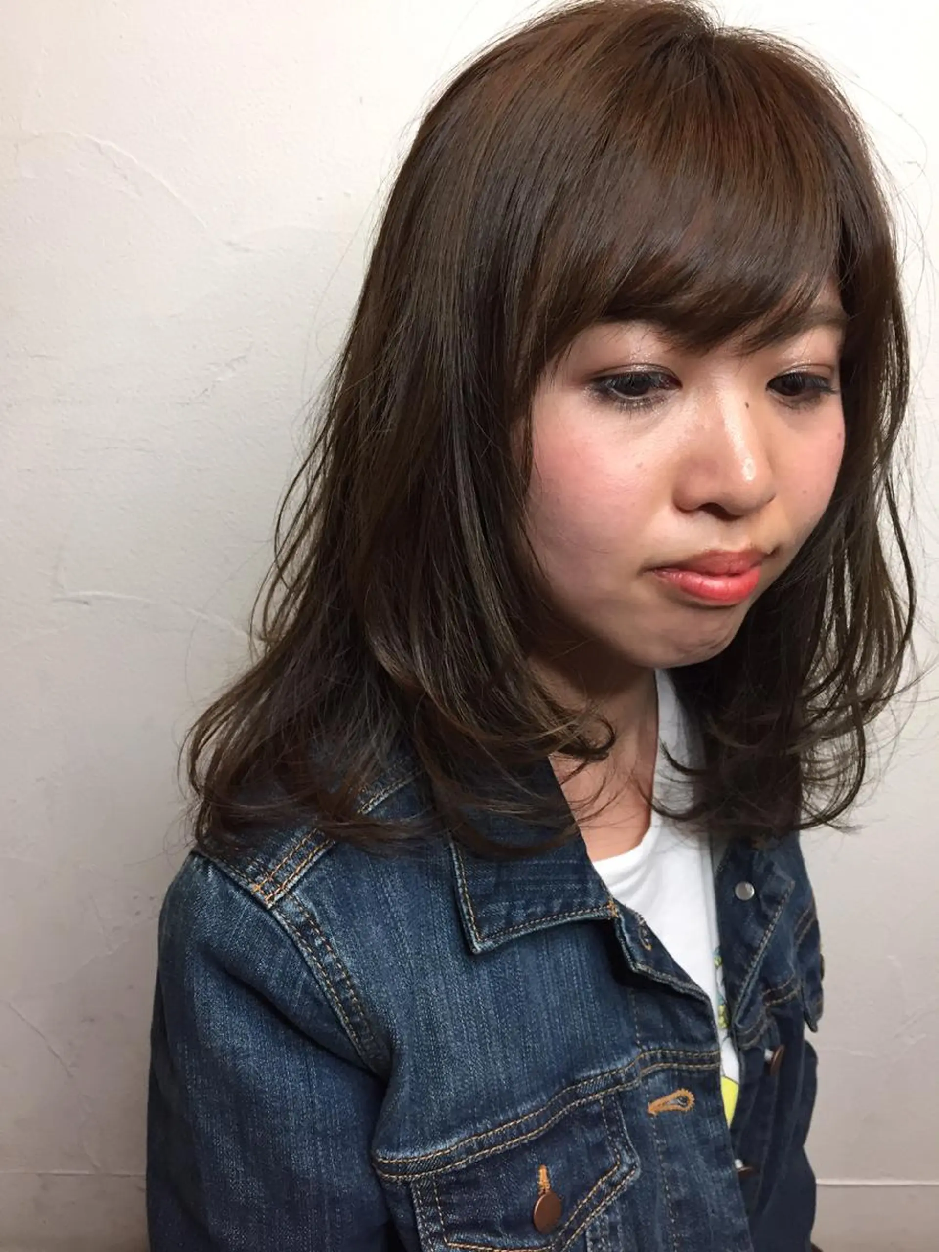 ミディアム カラー パーマ ショート/ボブ/ 白髪染め/メンズ葛西のヘアスタイル