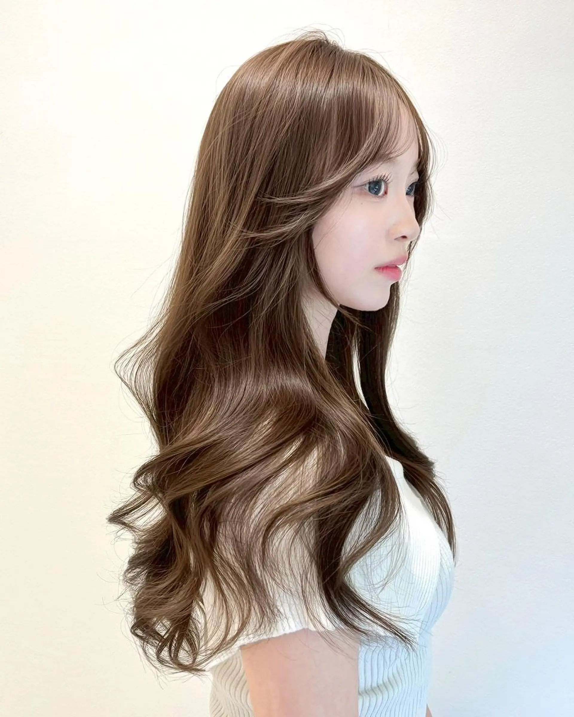 ロング 透明感♡やわらかブラ ウンヘア♡銀座美容室のヘアスタイル