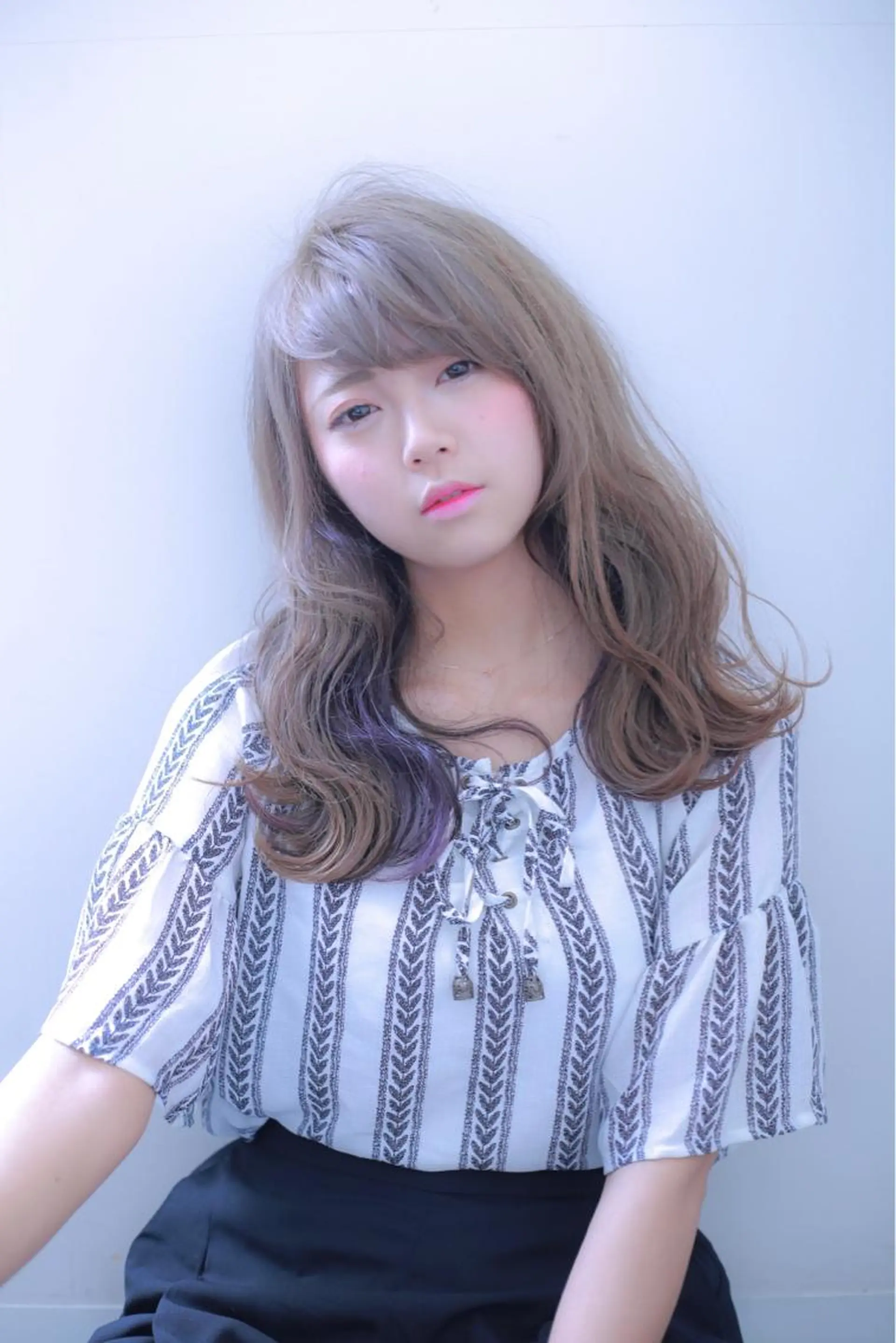 ロング 伊藤 裕貴のヘアスタイル